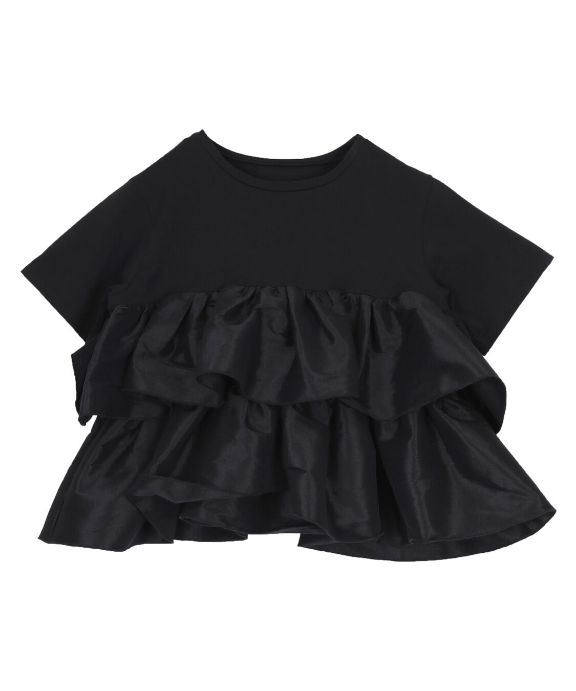 titivate「シャイニーティアードフリルトップス」|Tシャツ・カットソー|