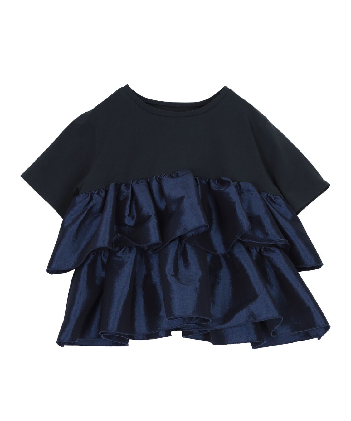 titivate「シャイニーティアードフリルトップス」|Tシャツ・カットソー|