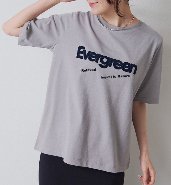  「フロッキープリントTシャツ」|プルオーバー|