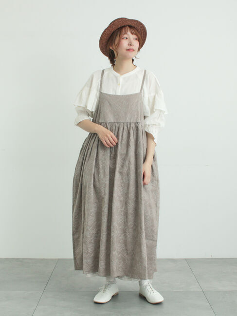 Samansa Mos2「【メルヘン&times;Samansa Mos2】総刺繍ワンピース」|ワンピース|