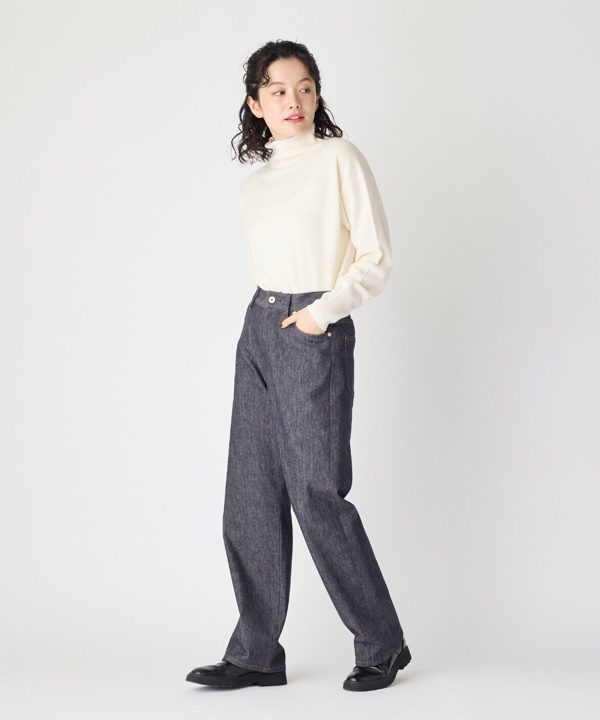 DAY by DAY it&rsquo;s international「ベーシックストレートデニムパンツ《SUVIN DENIM》」|デニム|