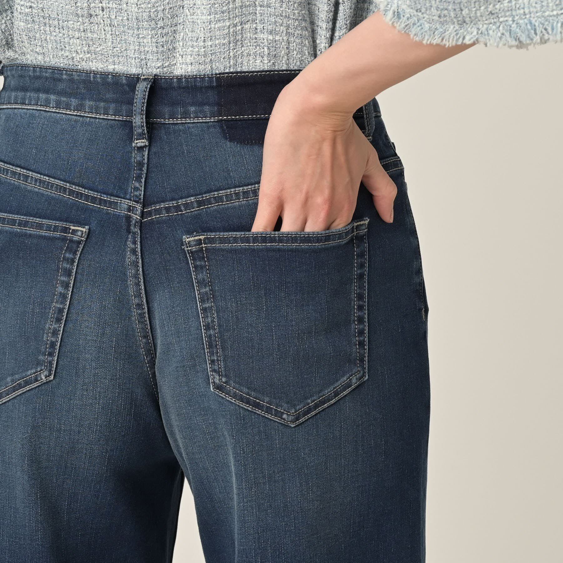 UNTITLED「【新色追加/人気デニム】MAKE&times;DENIM WIDE」|デニム|