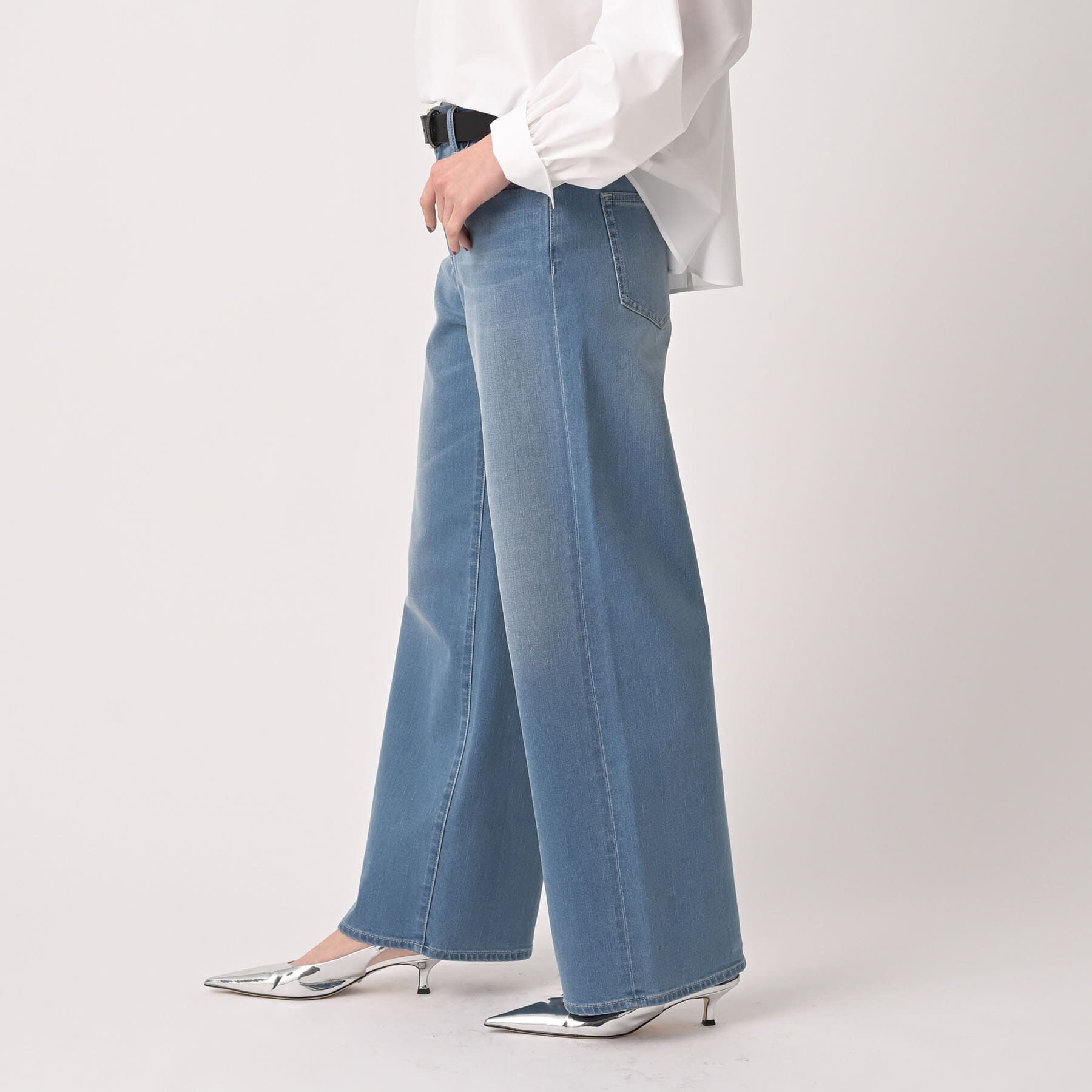 UNTITLED「【新色追加/人気デニム】MAKE&times;DENIM WIDE」|デニム|