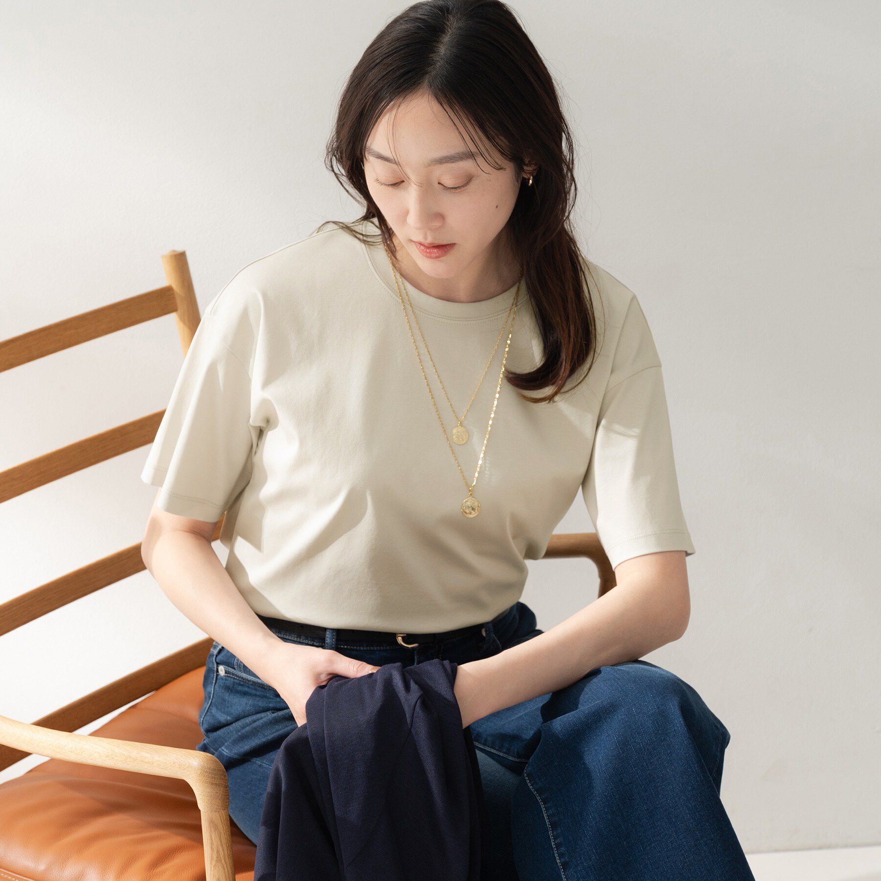 UNTITLED「【UV/接触冷感/消臭/抗菌防臭】ベーシックTシャツ」|Tシャツ・カットソー|