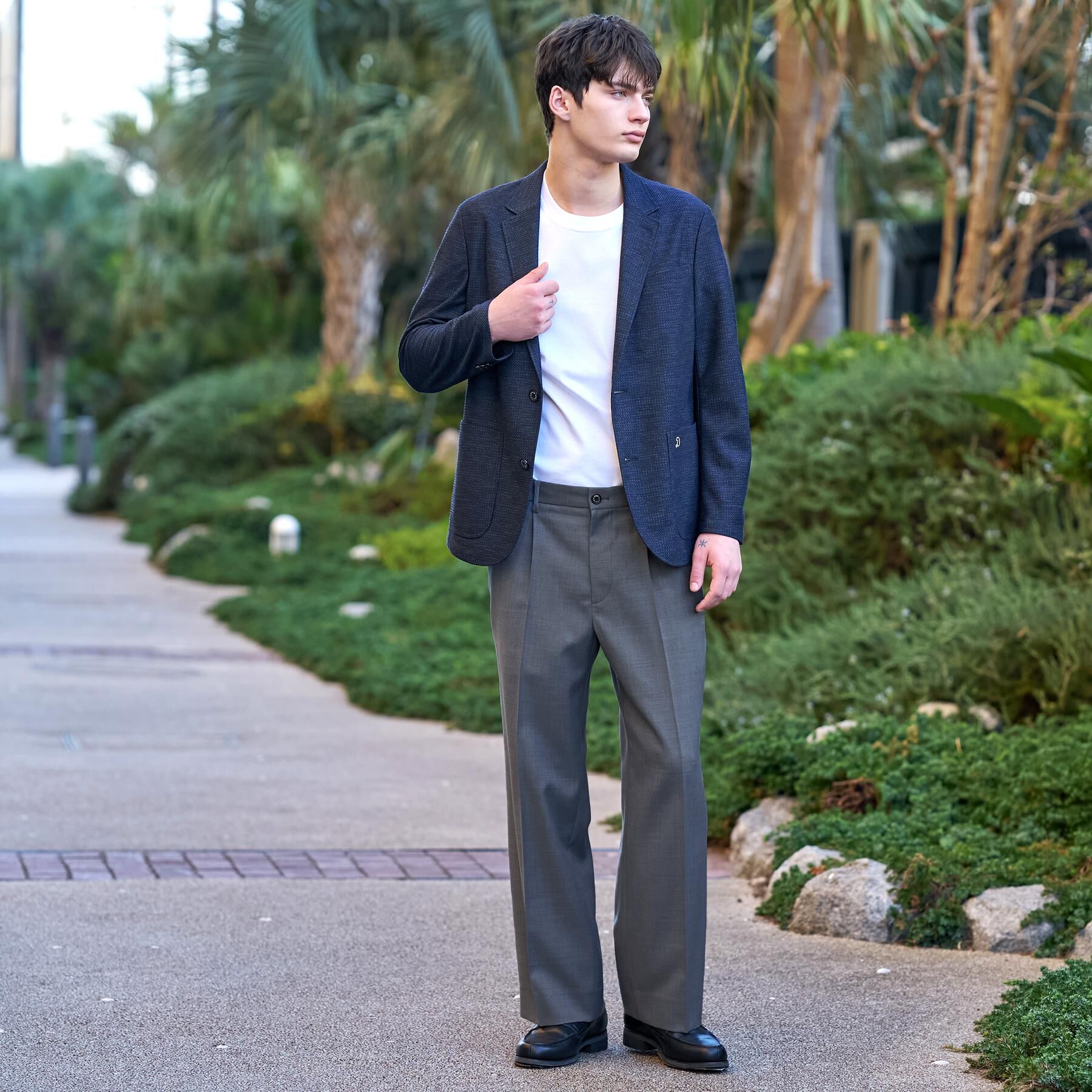 DRESSTERIOR「【ウォッシャブル】サイドゴア ワンタックワイドパンツ」|その他|
