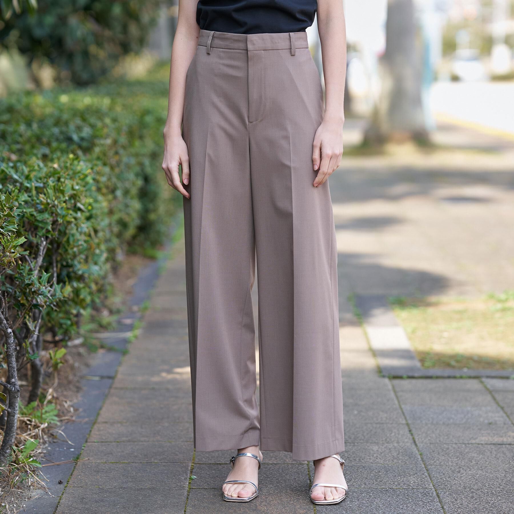 DRESSTERIOR「【接触冷感/セットアップ可】２WAYストレッチ ワイドパンツ」|その他|