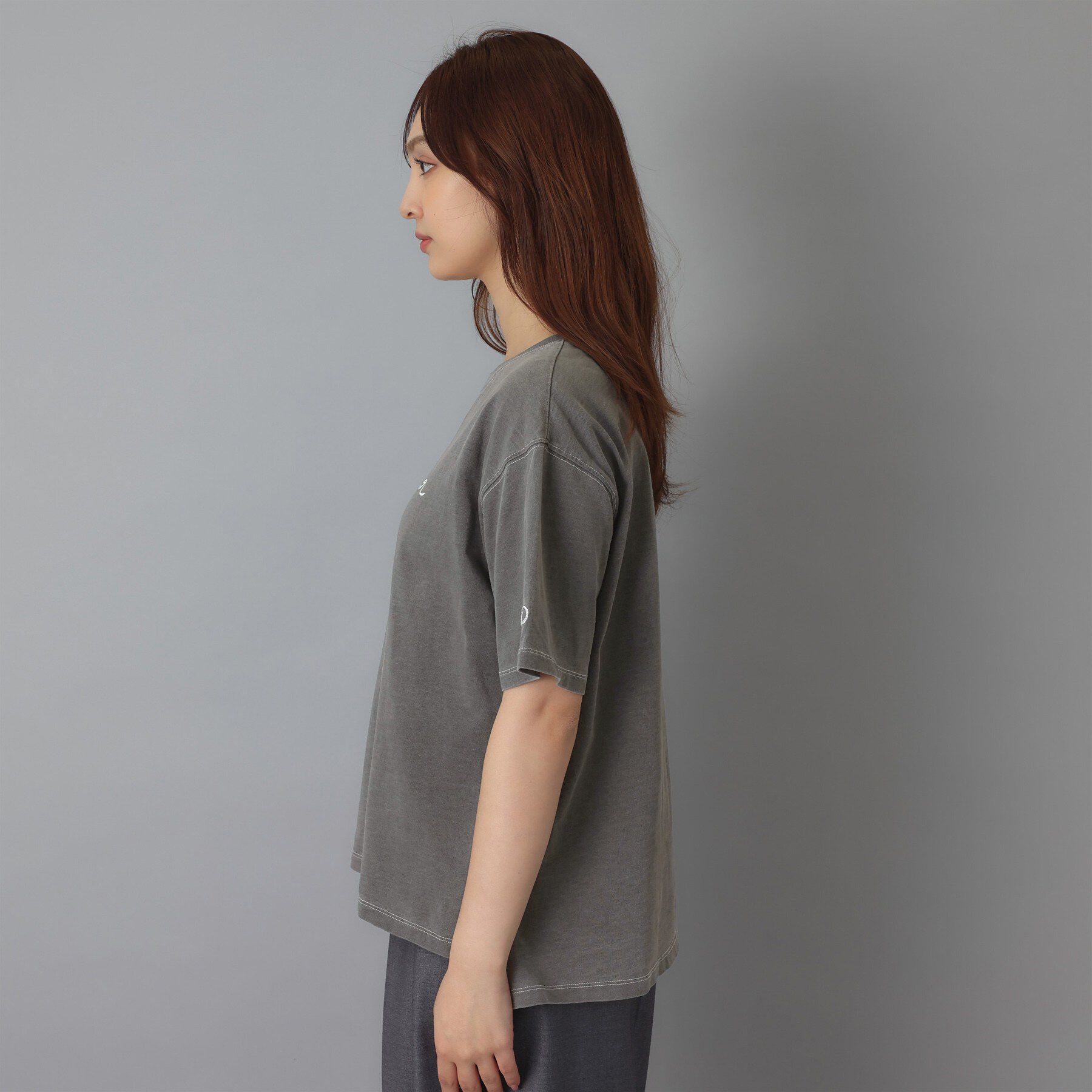 DRESSTERIOR「インディゴ天竺ロゴTシャツ」|Tシャツ・カットソー|