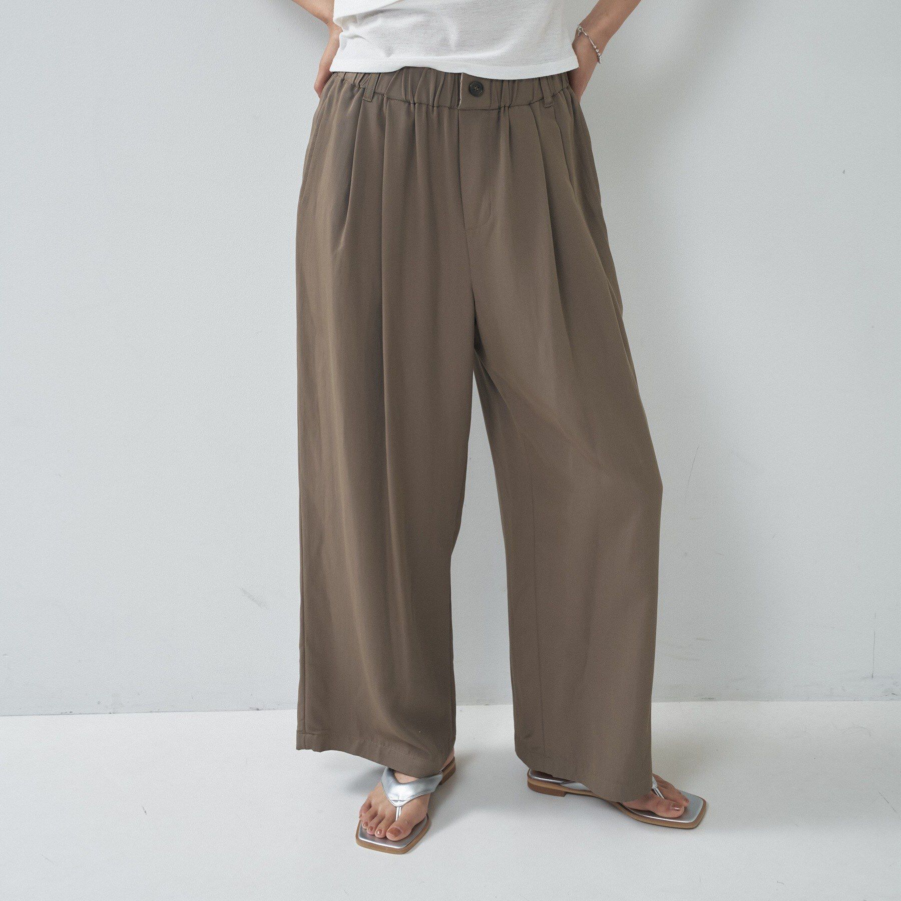 GALLEST「イージータックスラックス【再入荷／ウォッシャブル】」|その他|モカブラウン(042