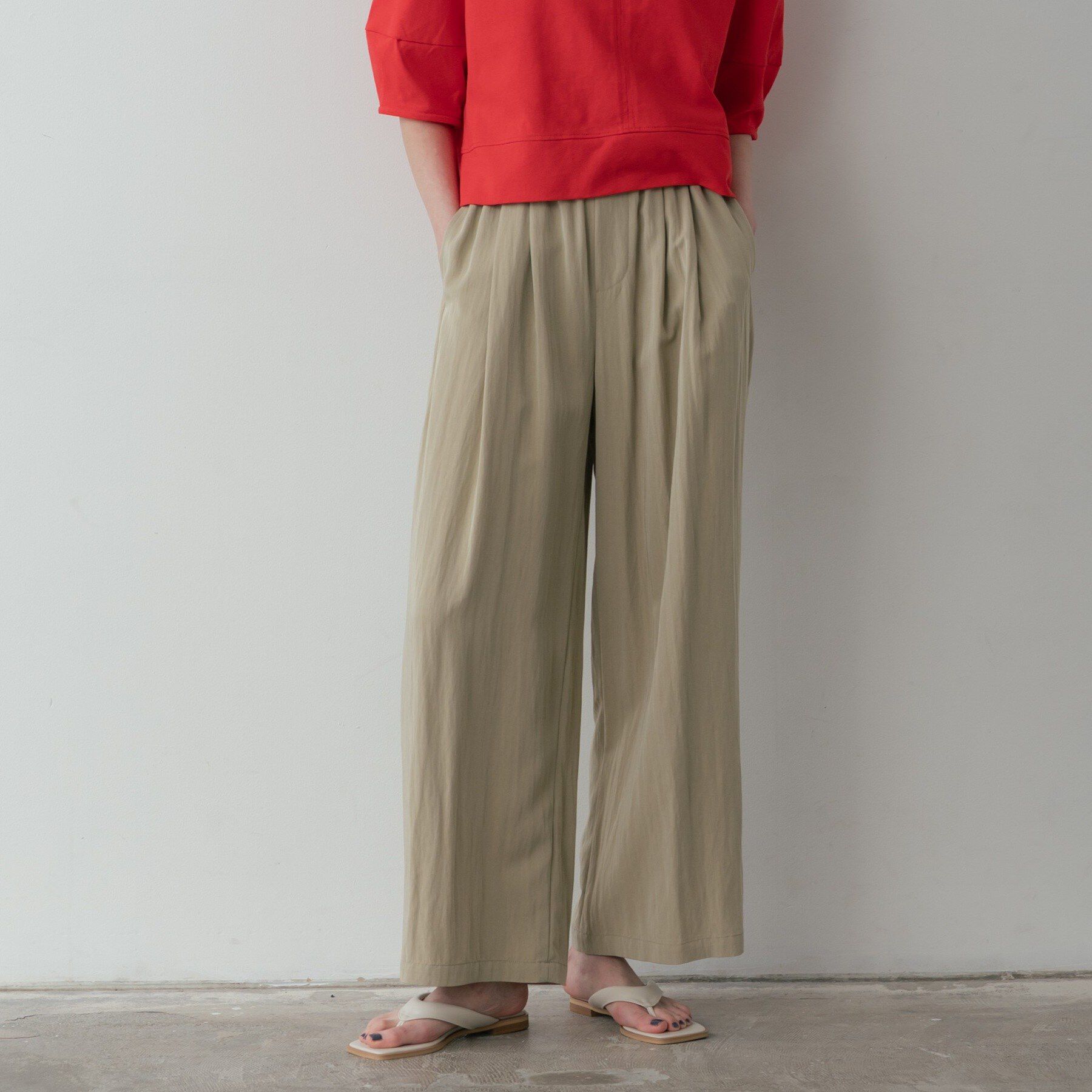 GALLEST「イージータックスラックス【再入荷／ウォッシャブル】」|その他|ベージュ(052)