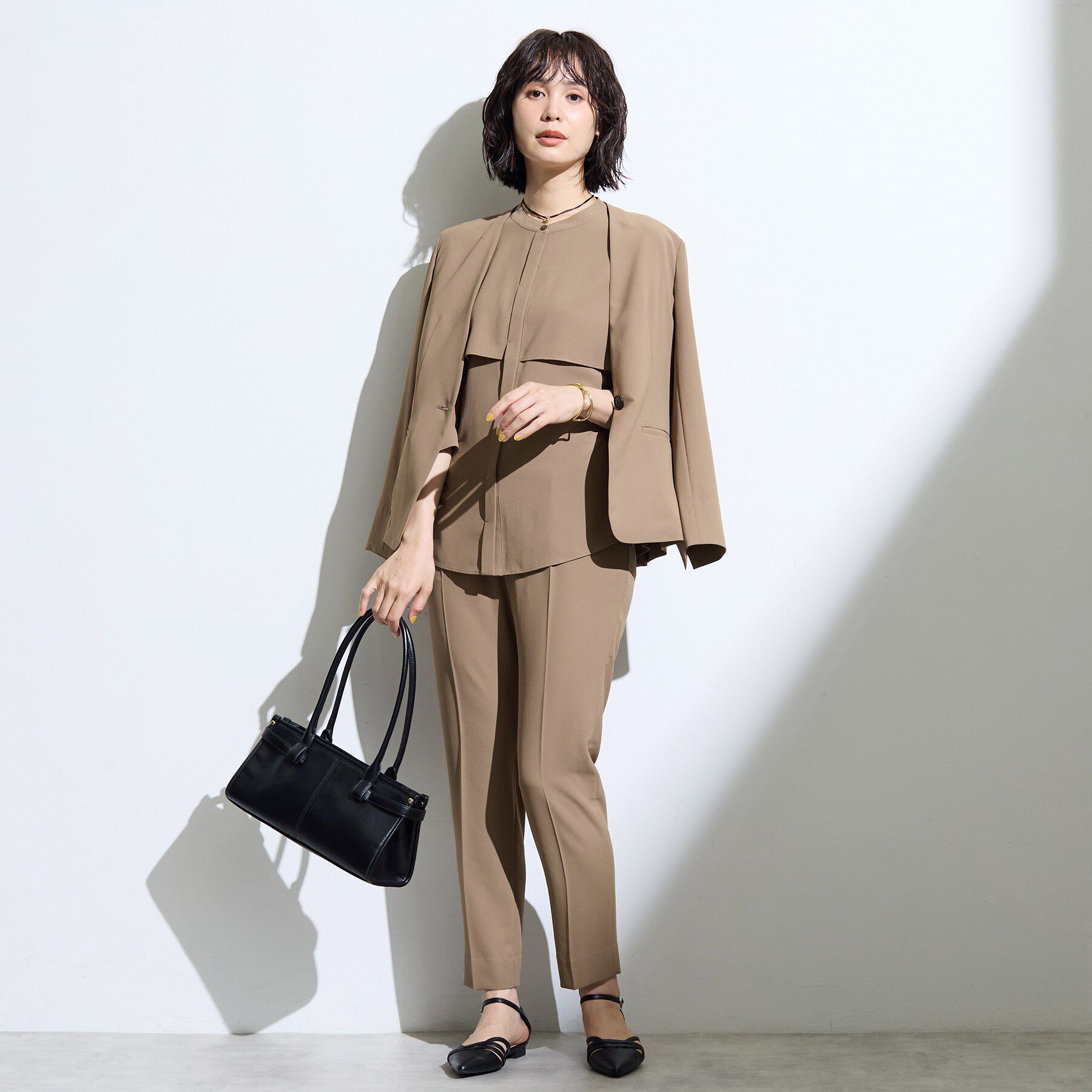 INDIVI「【新作登場！着る日傘】 ケープ風ブラウス」|シャツ・ブラウス|
