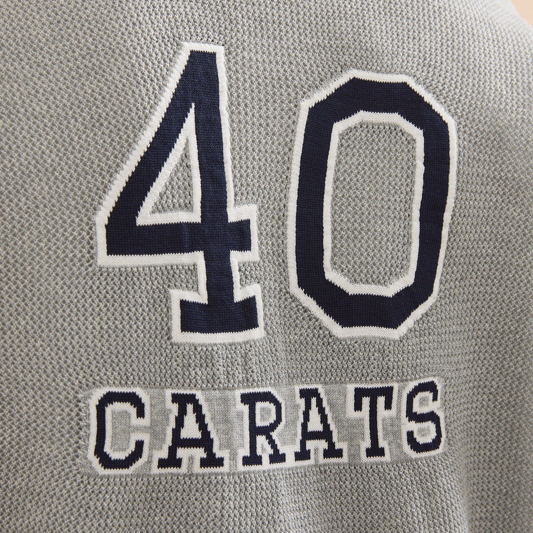 40CARATS&525「ベースボール半袖ニットシャツ」|ニット・セーター|