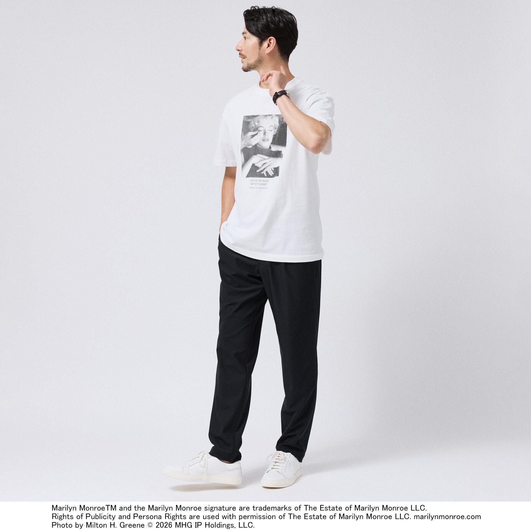TAKEO KIKUCHI「【別注】マリリン・モンロー/フォトTシャツ」|Tシャツ・カットソー|