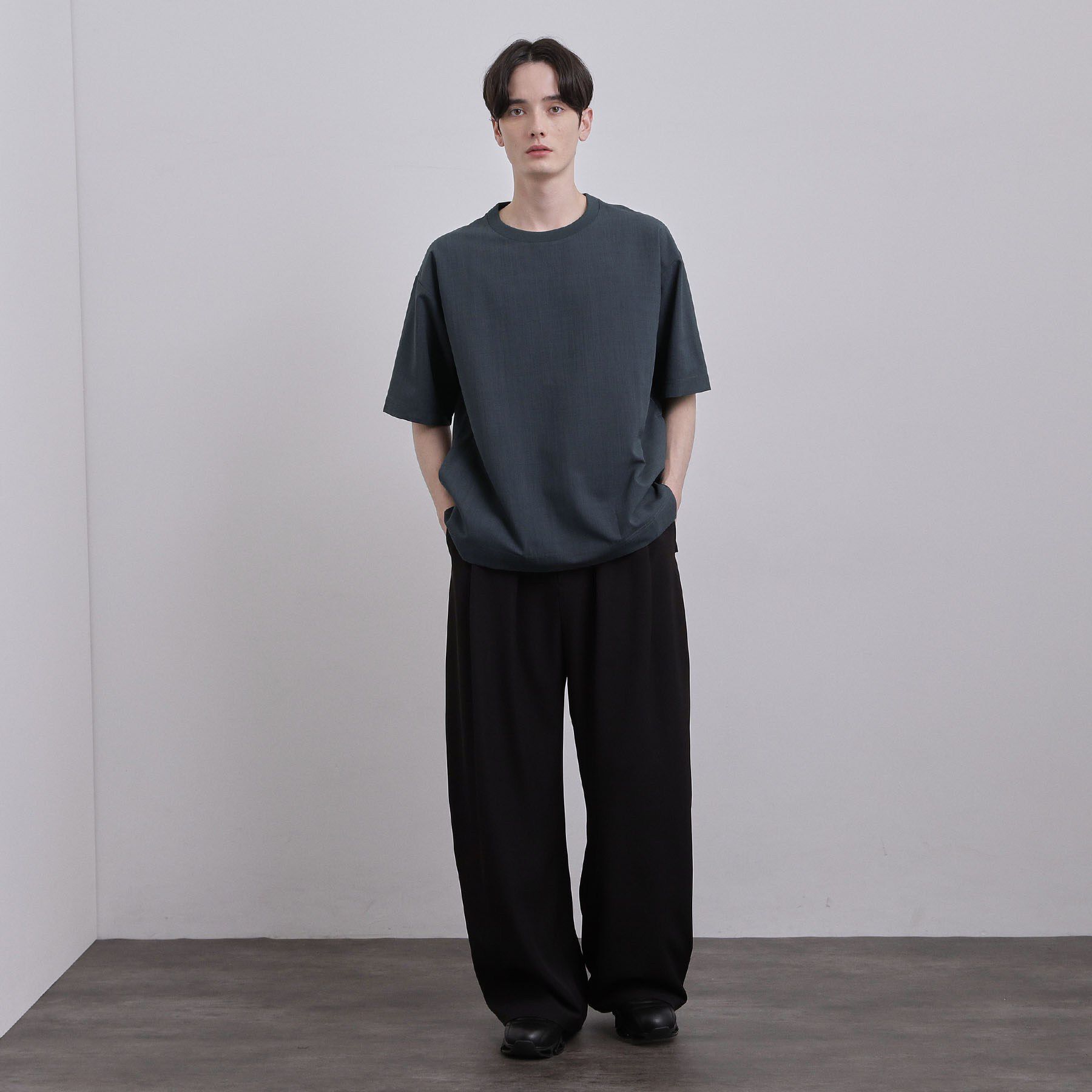 tk.TAKEO KIKUCHI「AIRY DRYクルーネックTシャツ/吸水速乾/UVカット/マシーンウォッシャブル/洗濯可/イージー」|シャツ・ブラウス|