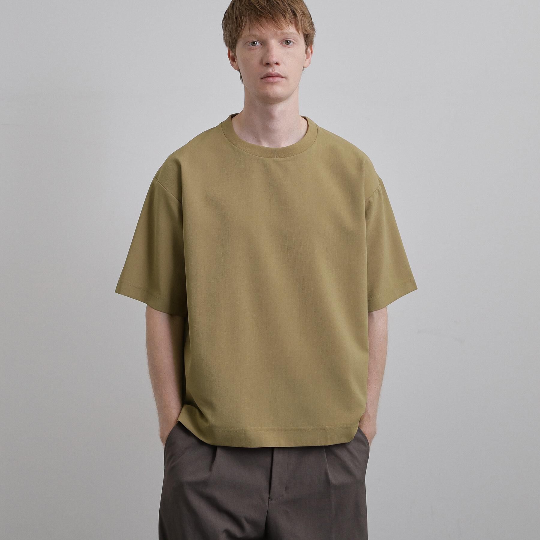 tk.TAKEO KIKUCHI「AIRY DRYクルーネックTシャツ/吸水速乾/UVカット/マシーンウォッシャブル/洗濯可/イージー」|シャツ・ブラウス|