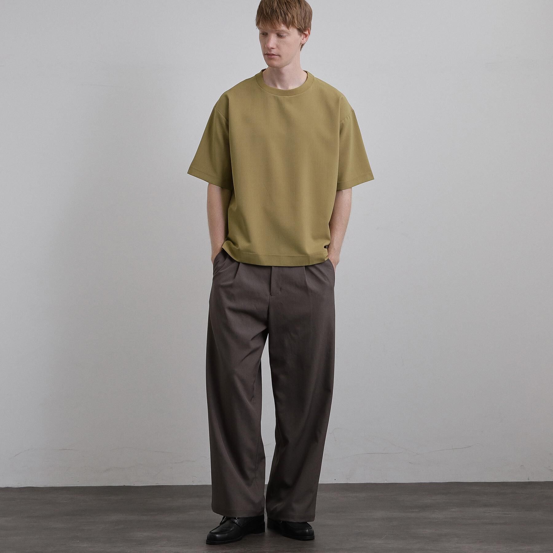 tk.TAKEO KIKUCHI「AIRY DRYクルーネックTシャツ/吸水速乾/UVカット/マシーンウォッシャブル/洗濯可/イージー」|シャツ・ブラウス|