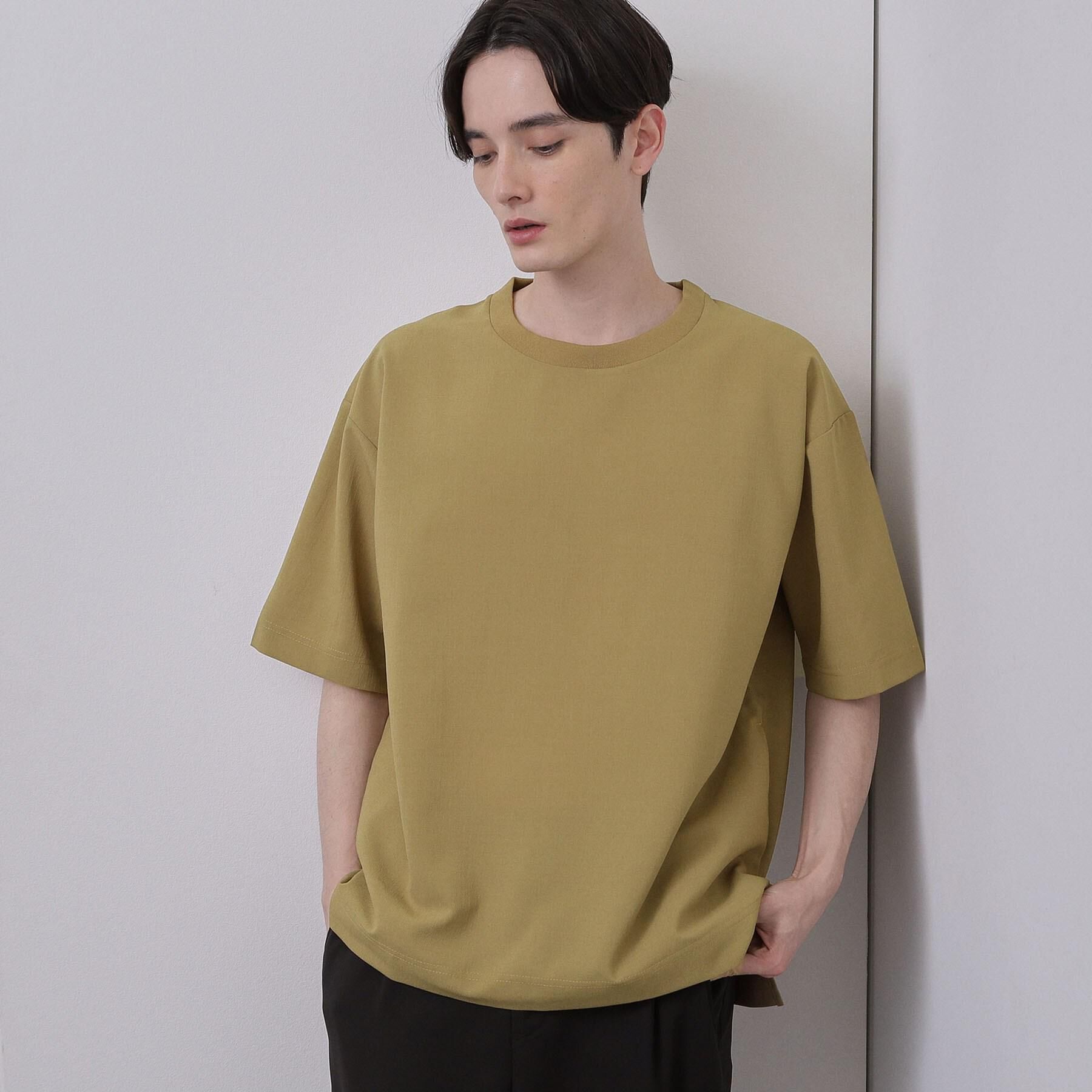 tk.TAKEO KIKUCHI「AIRY DRYクルーネックTシャツ/吸水速乾/UVカット/マシーンウォッシャブル/洗濯可/イージー」|シャツ・ブラウス|