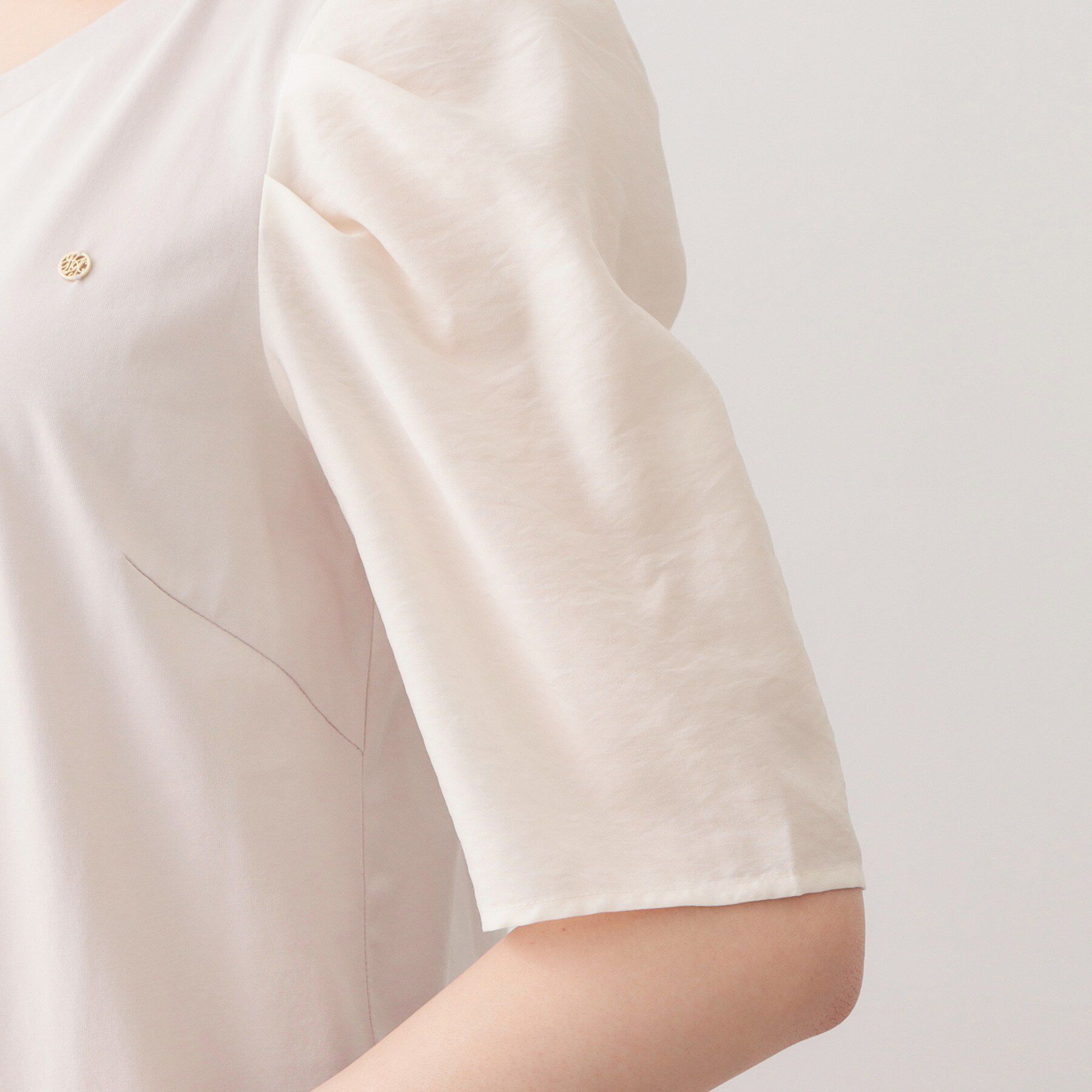 index「【UVケア／接触冷感】シアータックスリーブドッキングTシャツ《洗濯機OK》」|Tシャツ・カットソー|