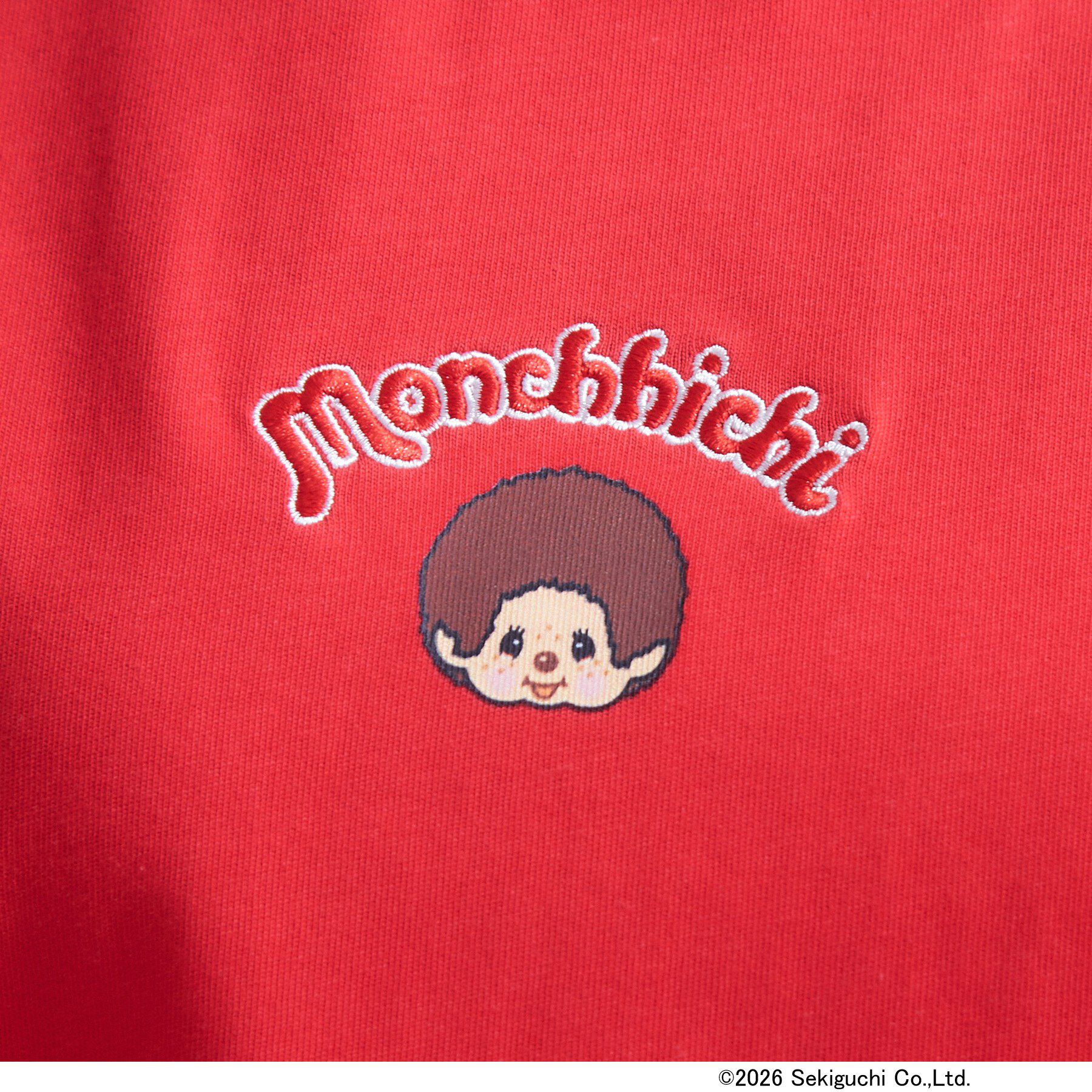 OPAQUE.CLIP「【モンチッチ】フロントプリント＆ロゴ刺繍ショートTシャツ《洗濯機OK》」|Tシャツ・カットソー|