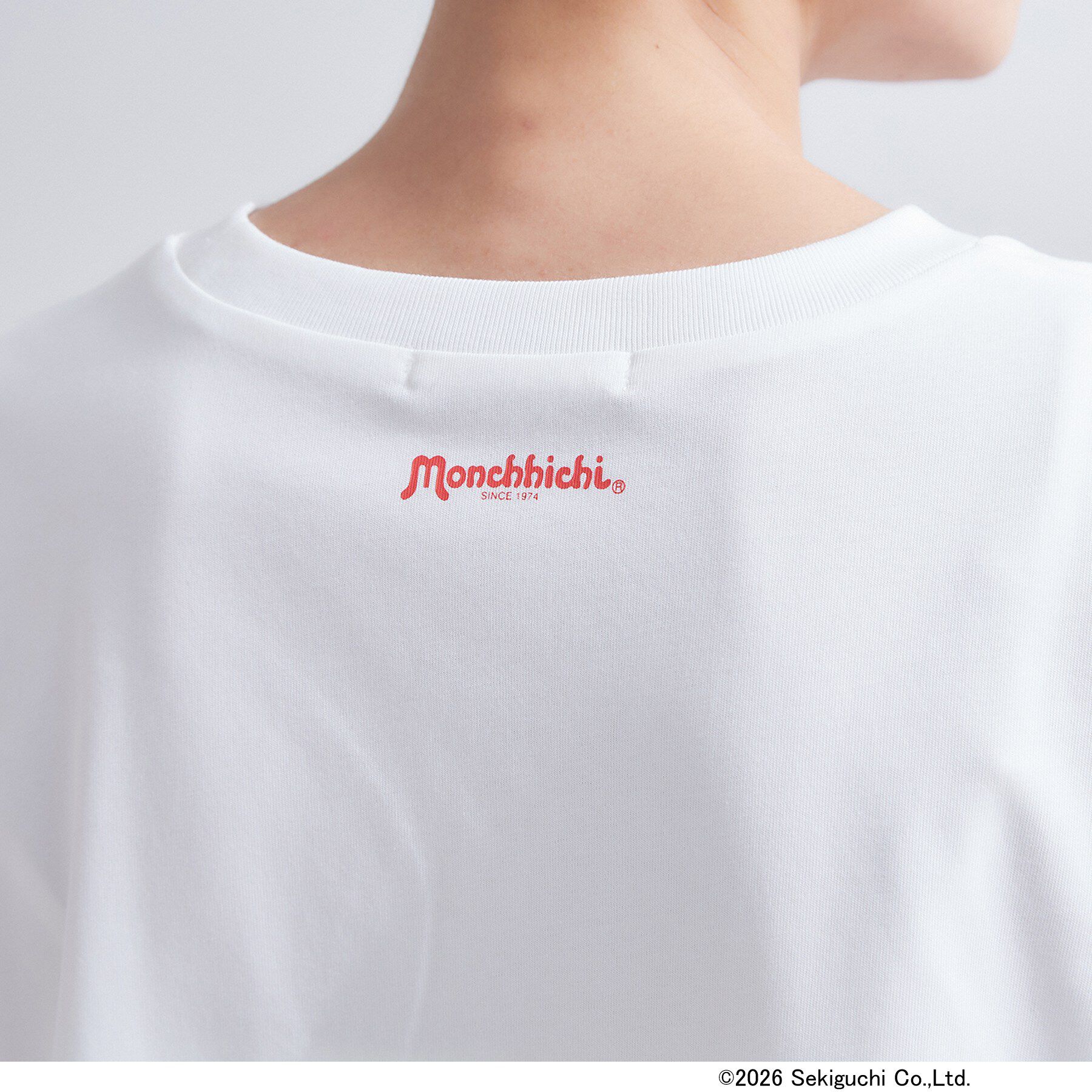 OPAQUE.CLIP「【モンチッチ】フロントプリント＆ロゴ刺繍ショートTシャツ《洗濯機OK》」|Tシャツ・カットソー|
