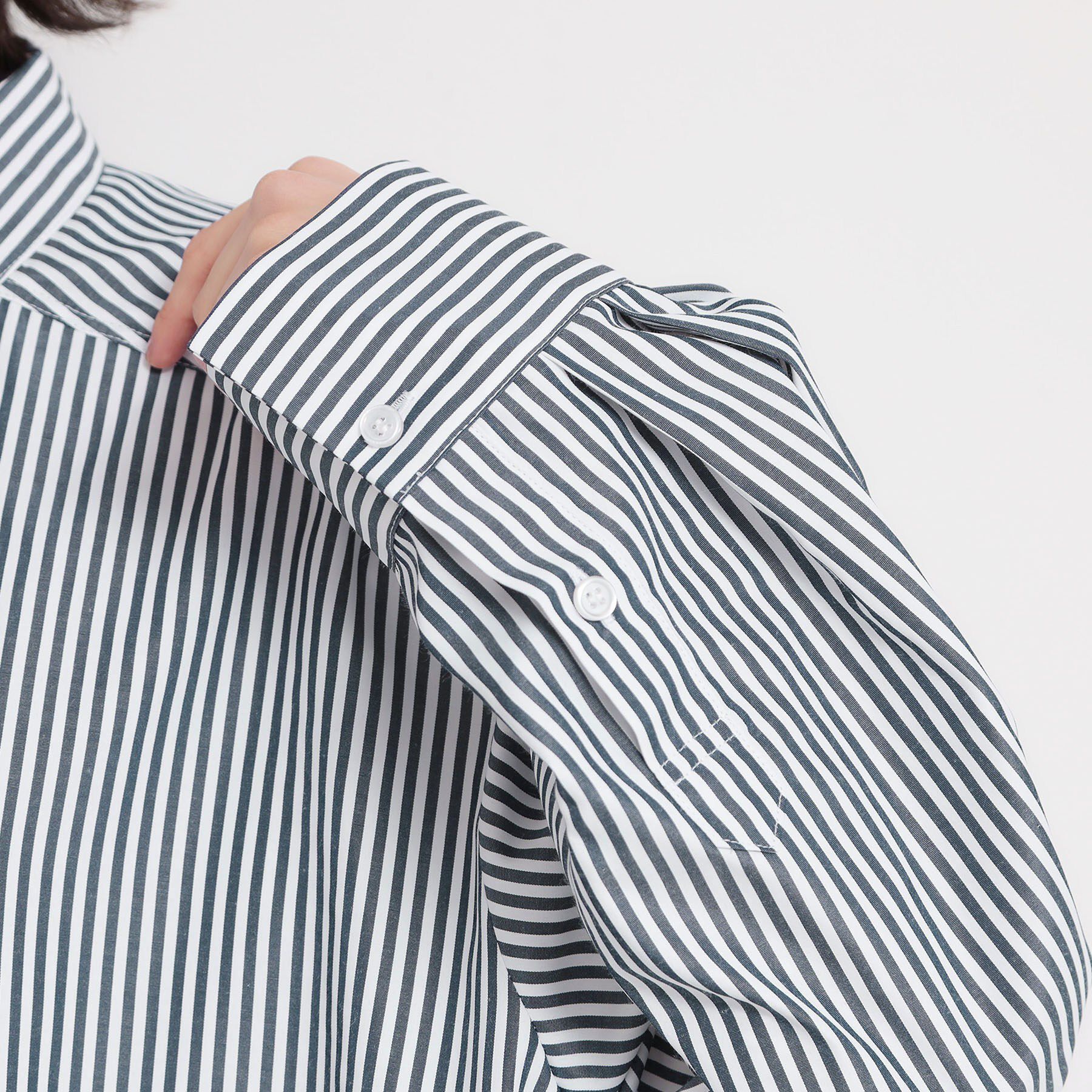 THE SHOP TK「ゆったりシルエットで体型カバー ロングシャツ」|シャツ・ブラウス|