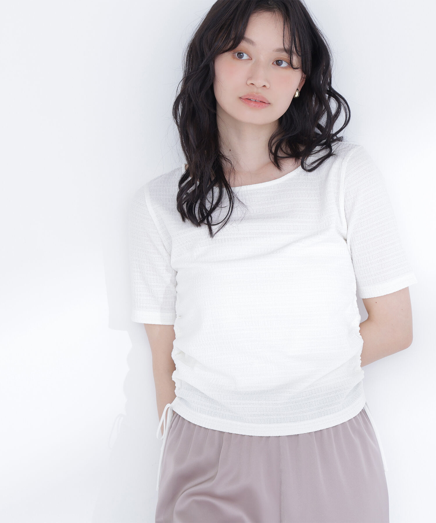  「ドロストヘムカットソー」|Tシャツ・カットソー|