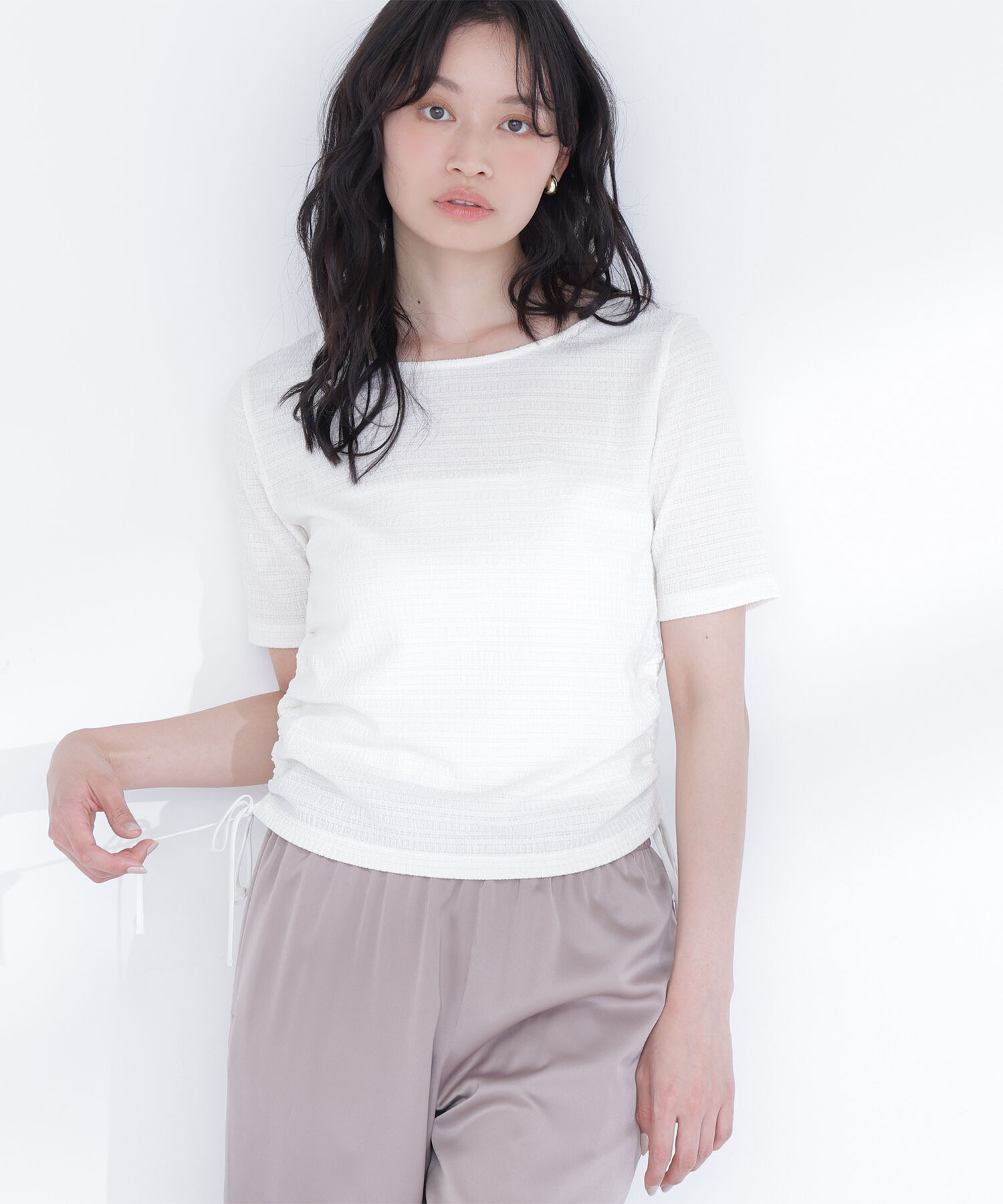 「ドロストヘムカットソー」|Tシャツ・カットソー|