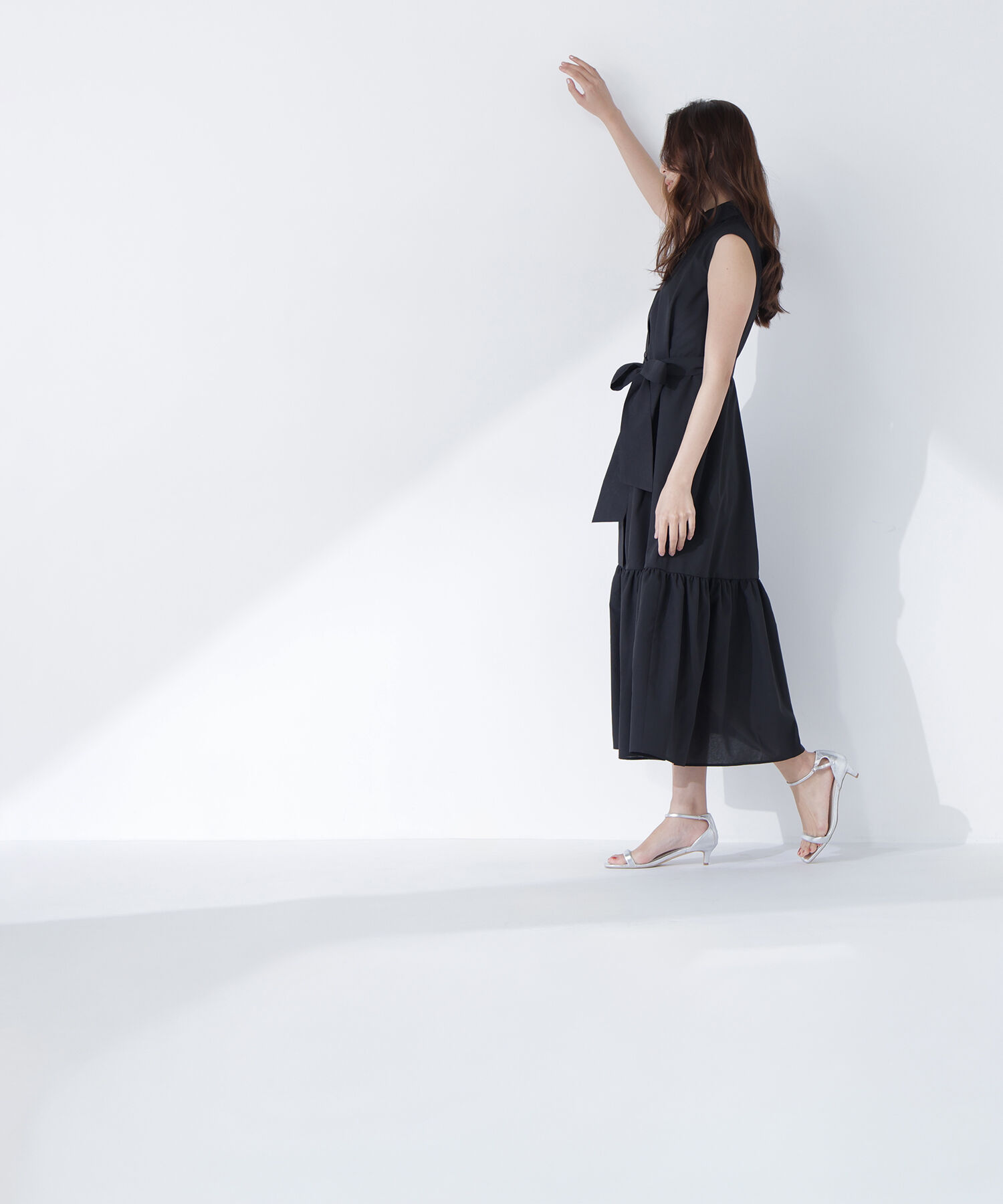  「ティアードベルテッドワンピース」|ワンピース|