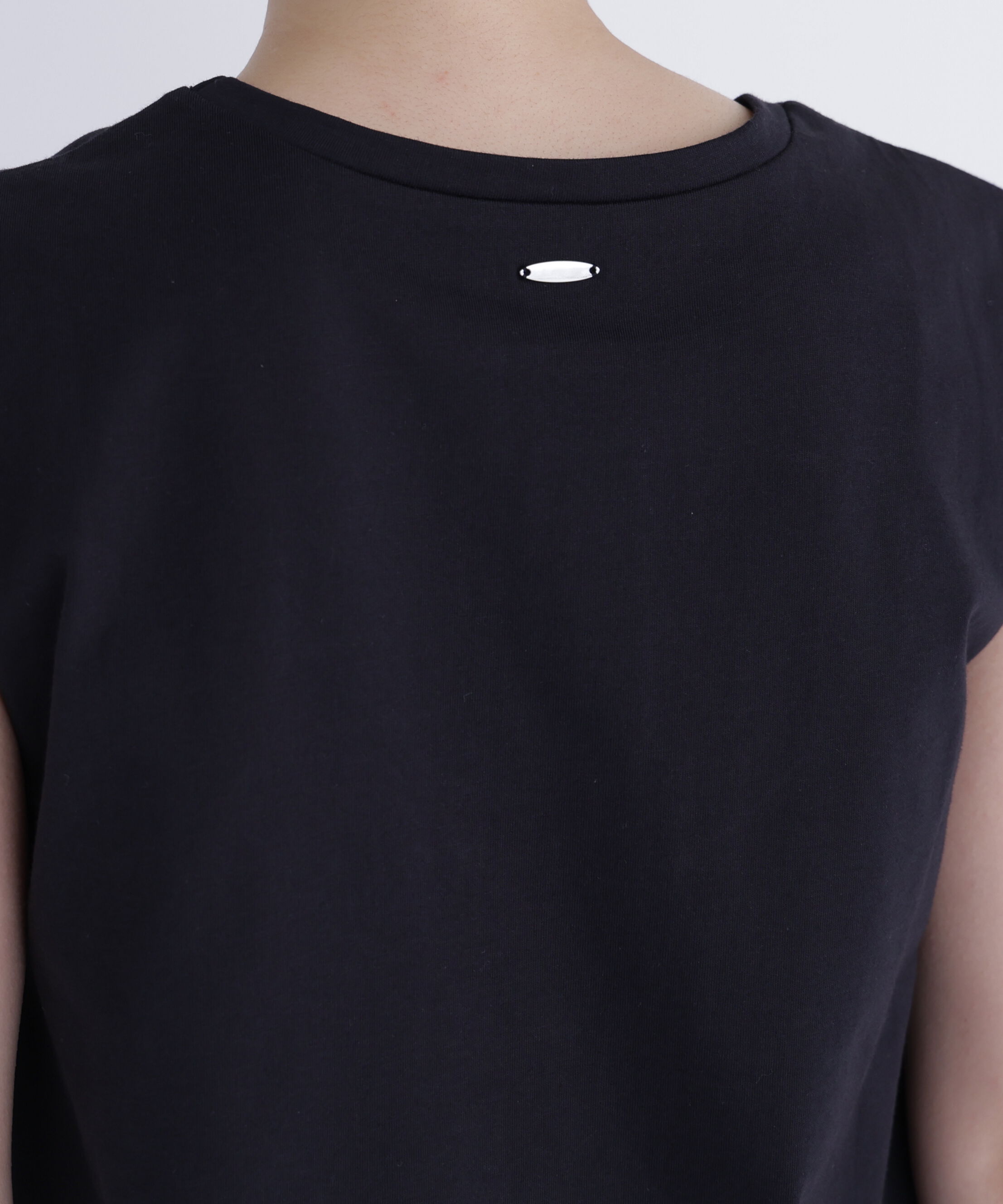  「メタルポイントノースリーブカットソー」|Tシャツ・カットソー|