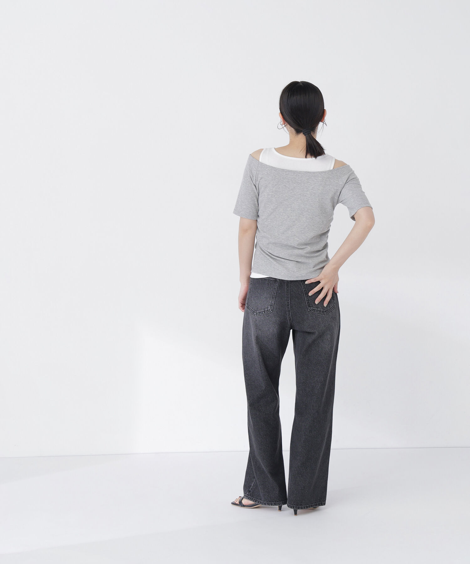  「ワイドストレートデニムパンツ」|その他|