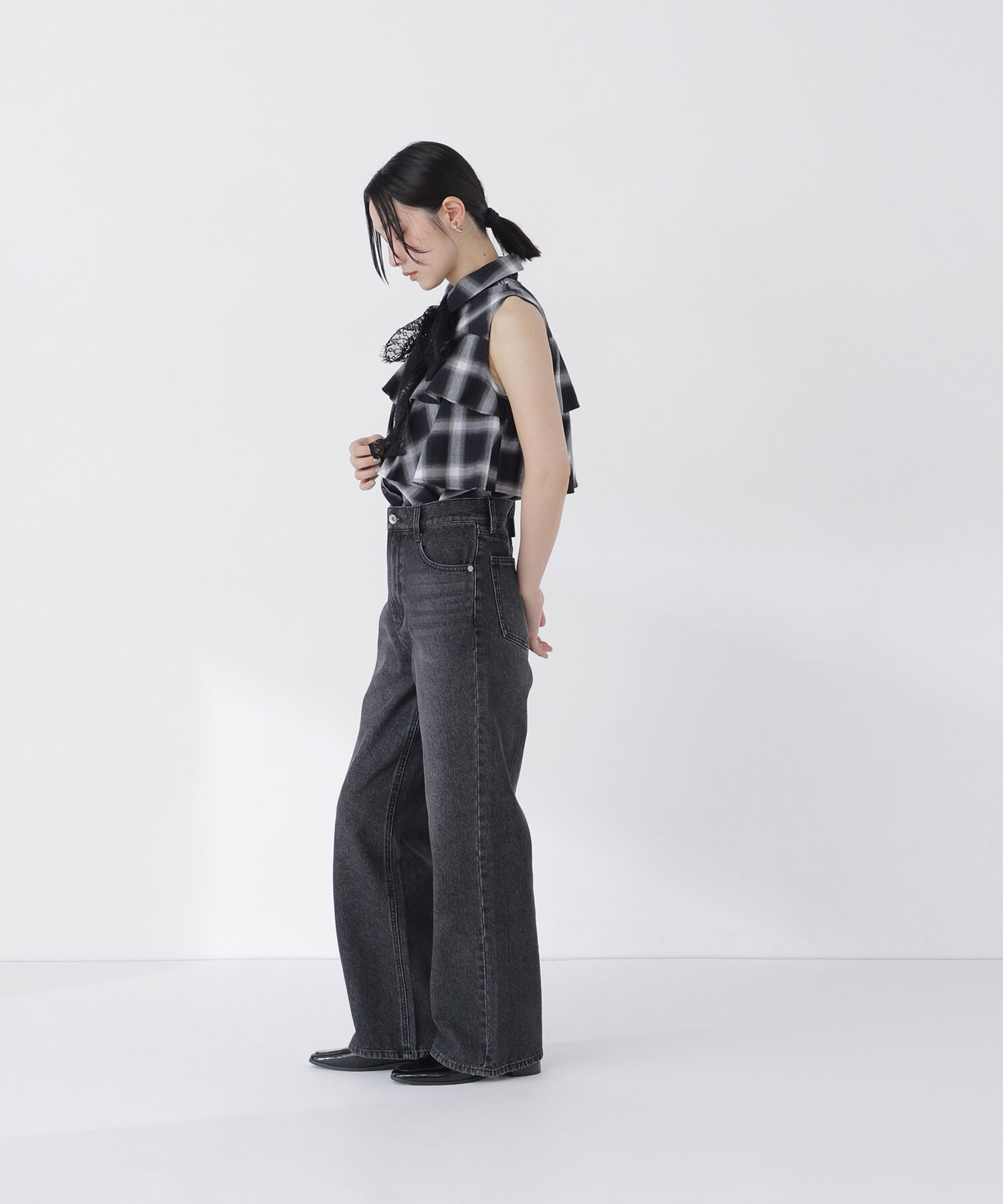  「ワイドストレートデニムパンツ」|その他|