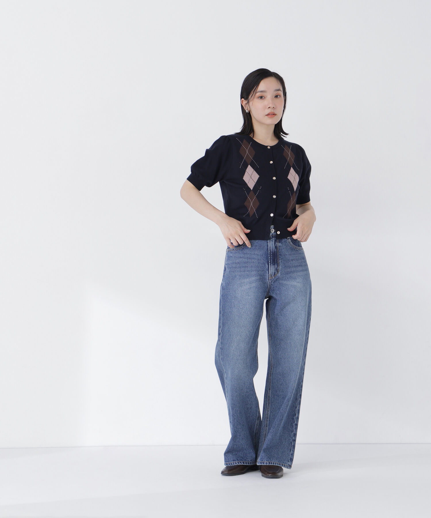  「ワイドストレートデニムパンツ」|その他|