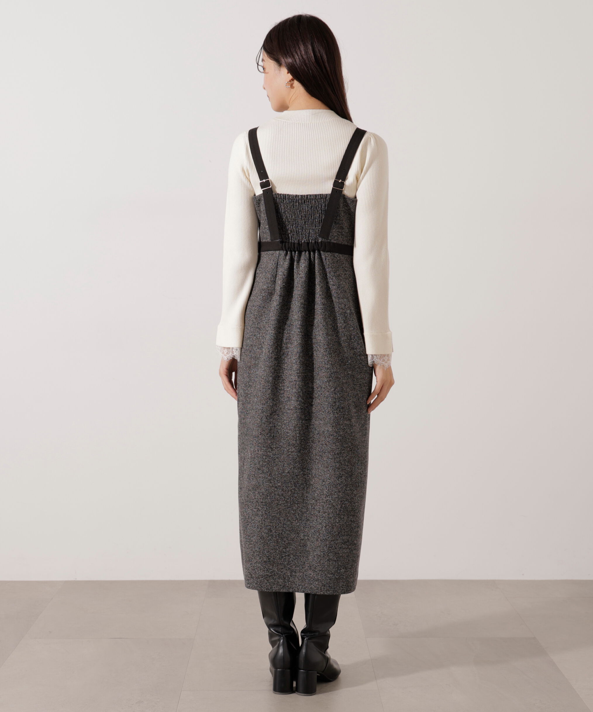 PROPORTION BODY DRESSING「＜加藤栞さん着用＞アシメタックジャンスカ」|ワンピース|