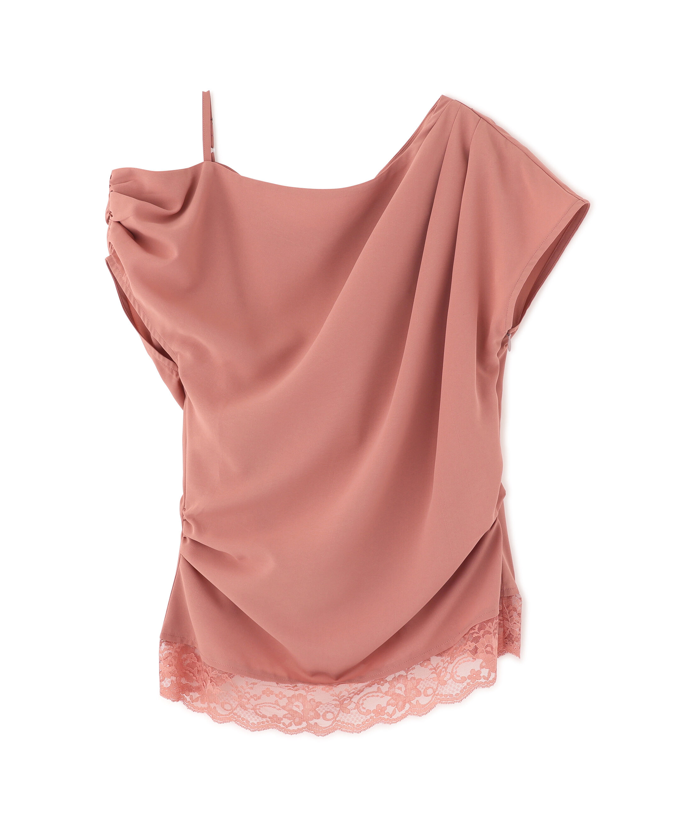 PROPORTION BODY DRESSING「〈a/mie〉アシメドレープブラウス」|シャツ・ブラウス|