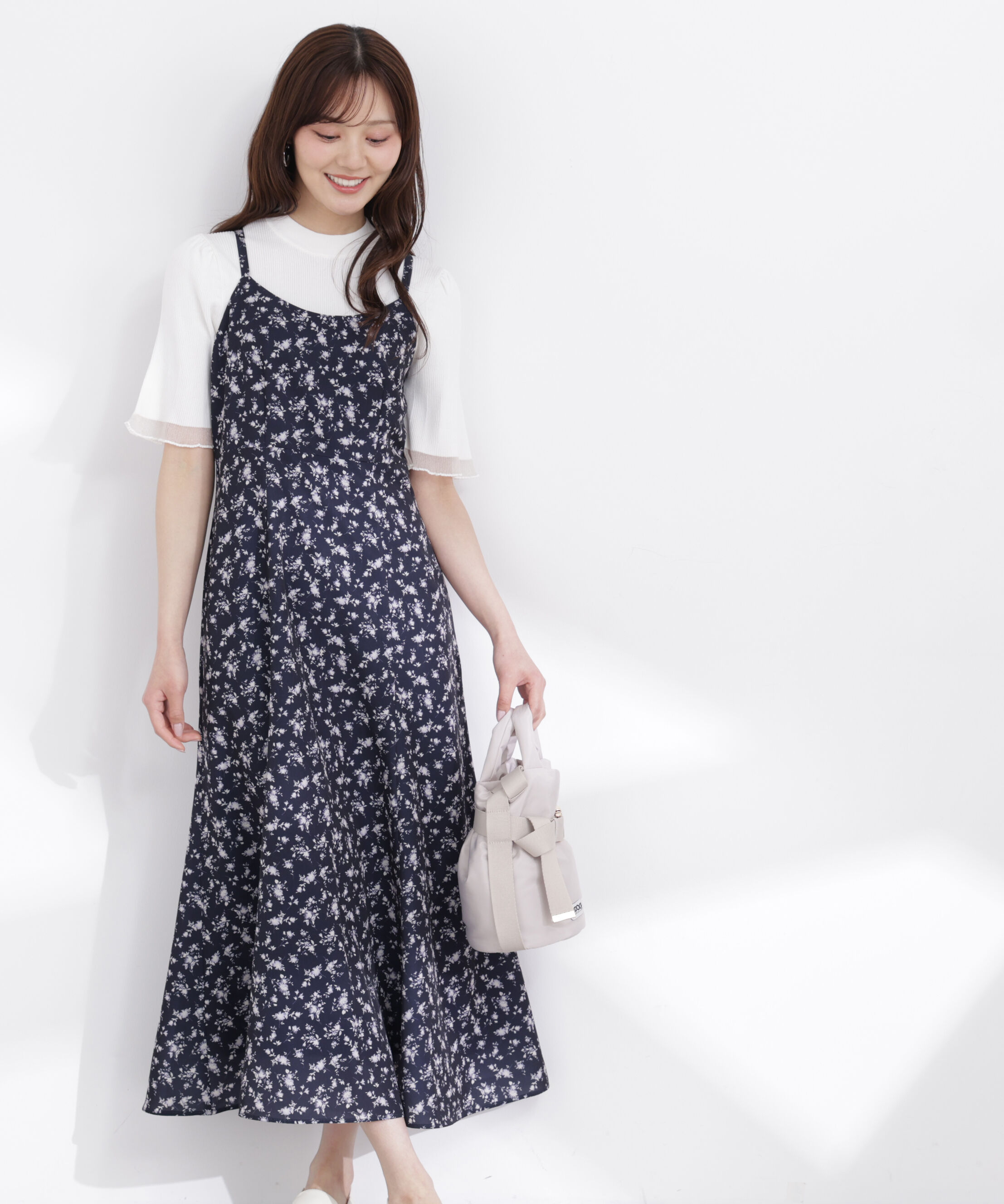 PROPORTION BODY DRESSING「花柄キャミワンピース 26SS」|ワンピース|