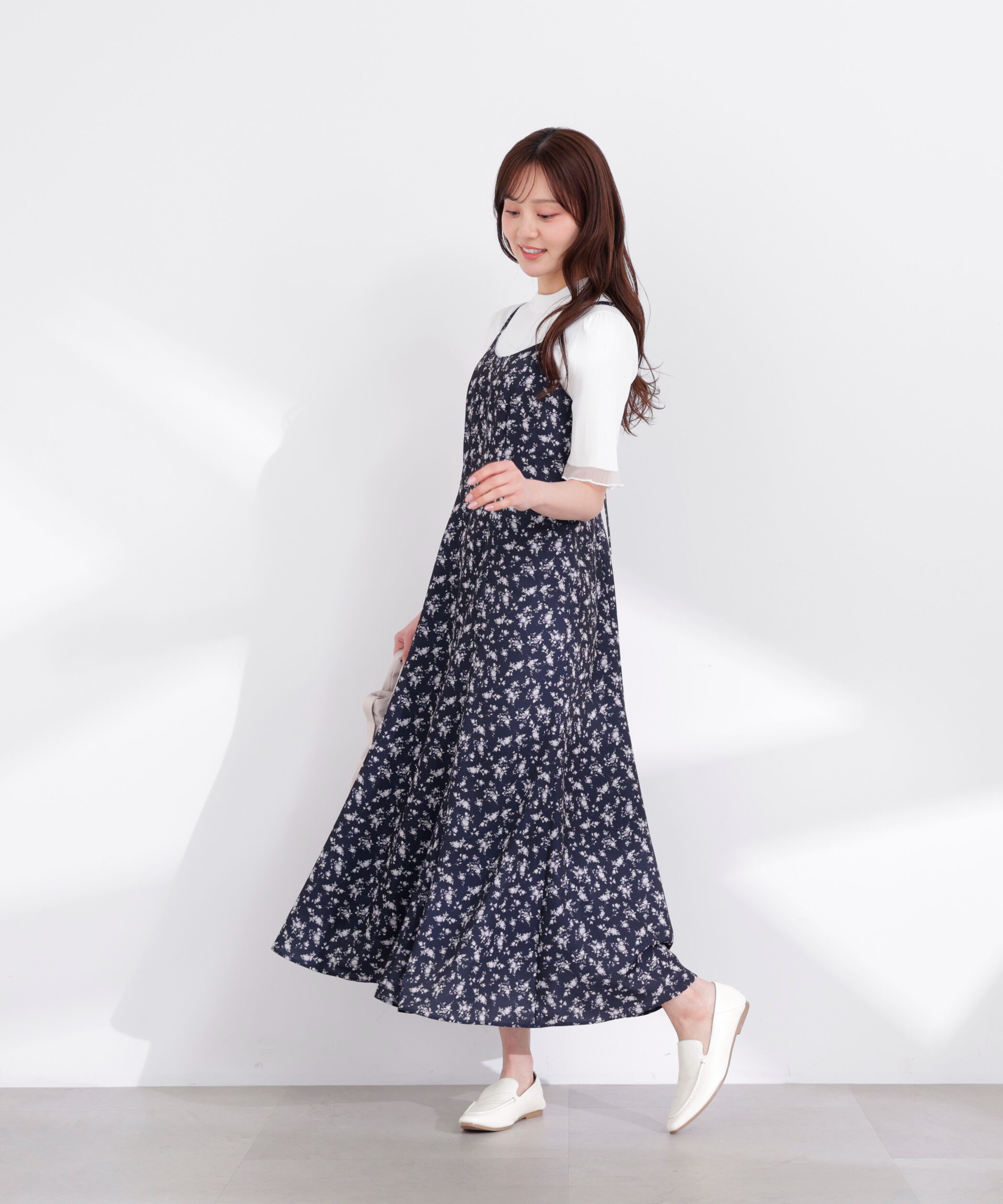 PROPORTION BODY DRESSING「花柄キャミワンピース 26SS」|ワンピース|