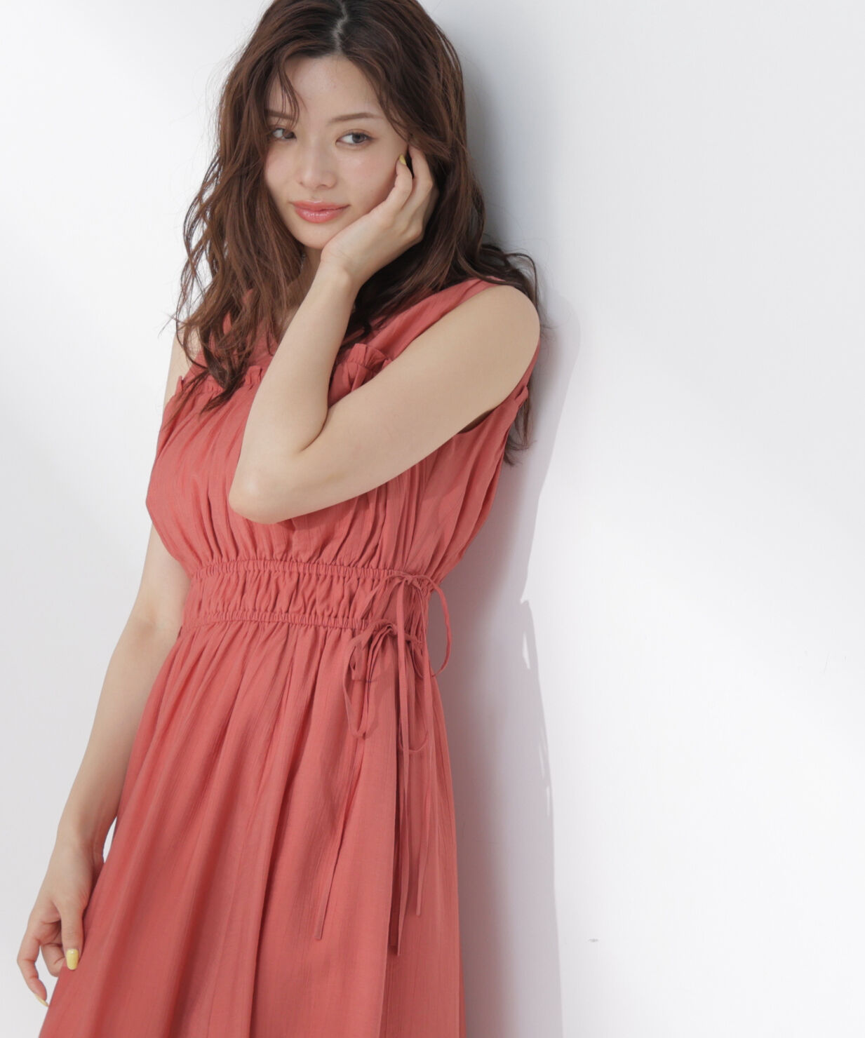 PROPORTION BODY DRESSING「ウエストリボンギャザーワンピース」|ワンピース|