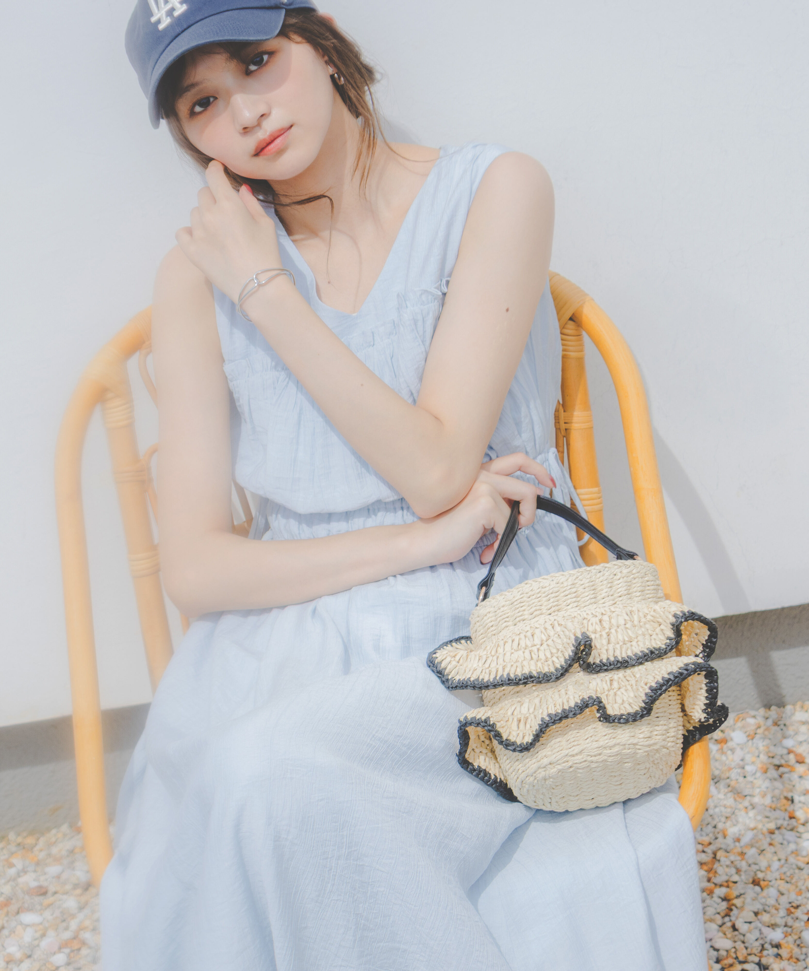 PROPORTION BODY DRESSING「ウエストリボンギャザーワンピース」|ワンピース|