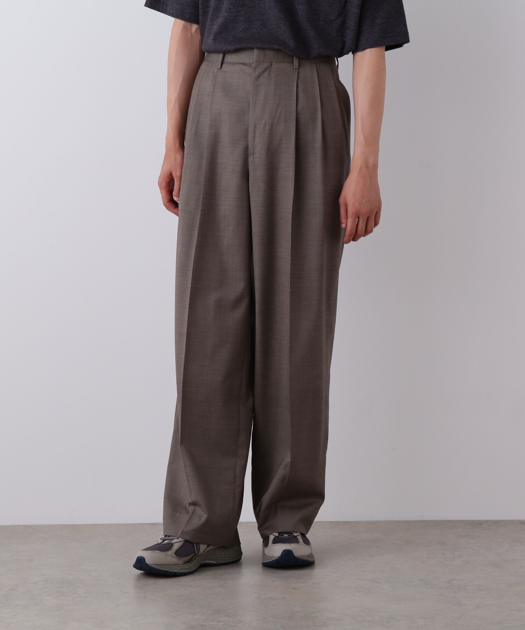 YLEVE 「YLEVE / SUPER120'S CHAMBRAY WOOL 3TACK TROUSERS」|その他|