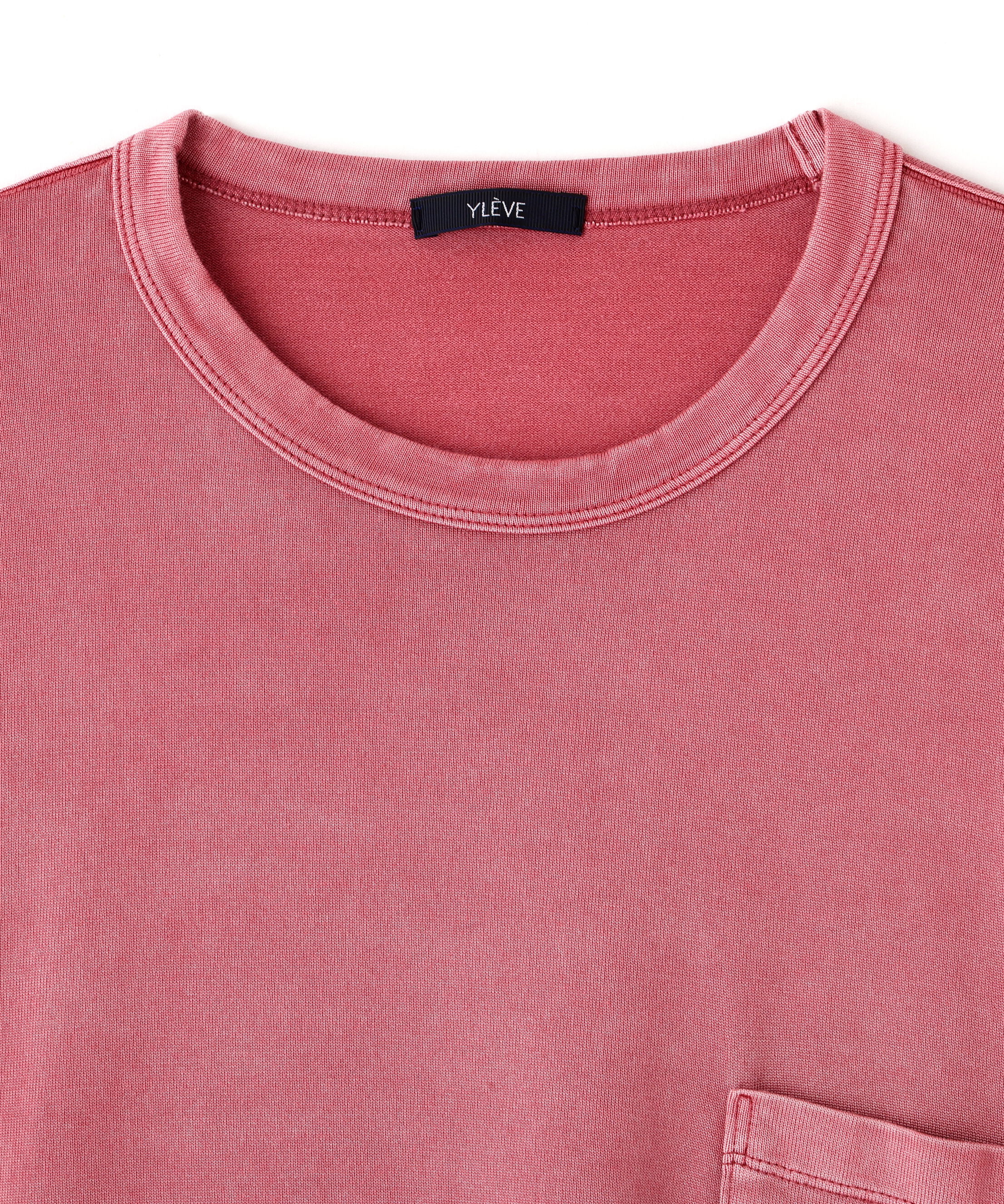 YLEVE 「YLEVE / COTTON RAYON PIGMENT DYE POCKET T-SHIRT」|Tシャツ・カットソー|