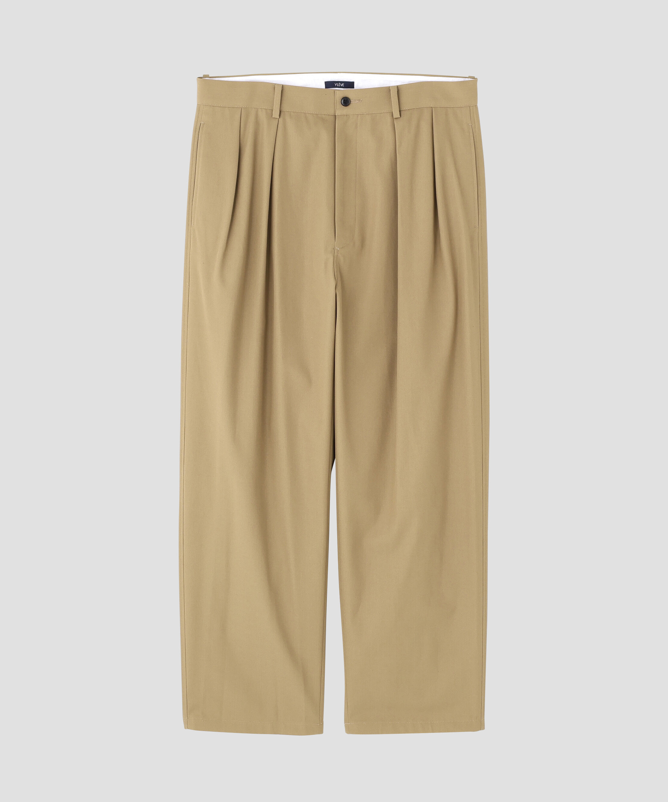 YLEVE 「YLEVE / HIGH TWIST COTTON PANTS」|その他|ベージュ