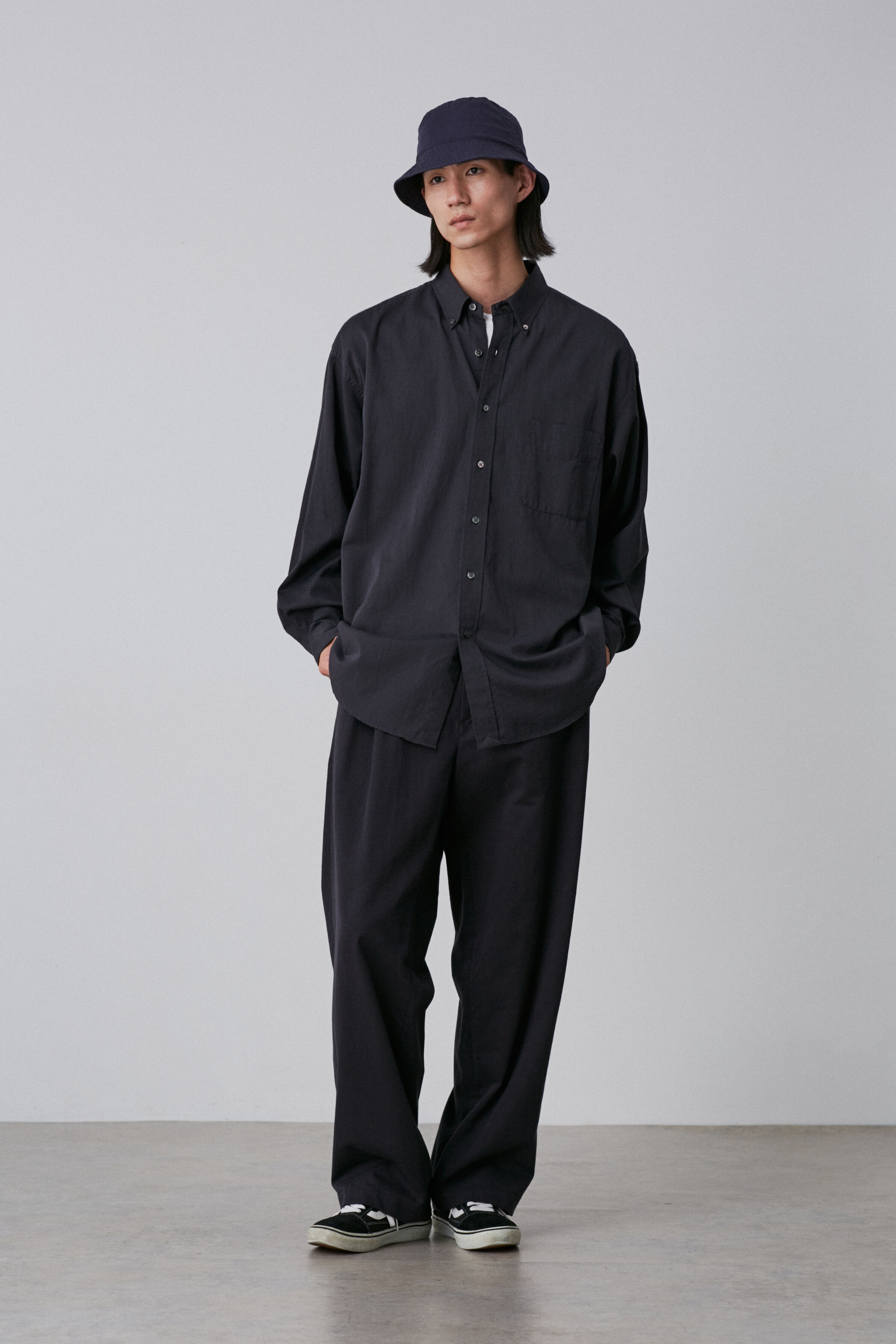 YLEVE 「Ｙ / ORGANIC COTTON WASHER SATIN SHIRT」|シャツ・ブラウス|
