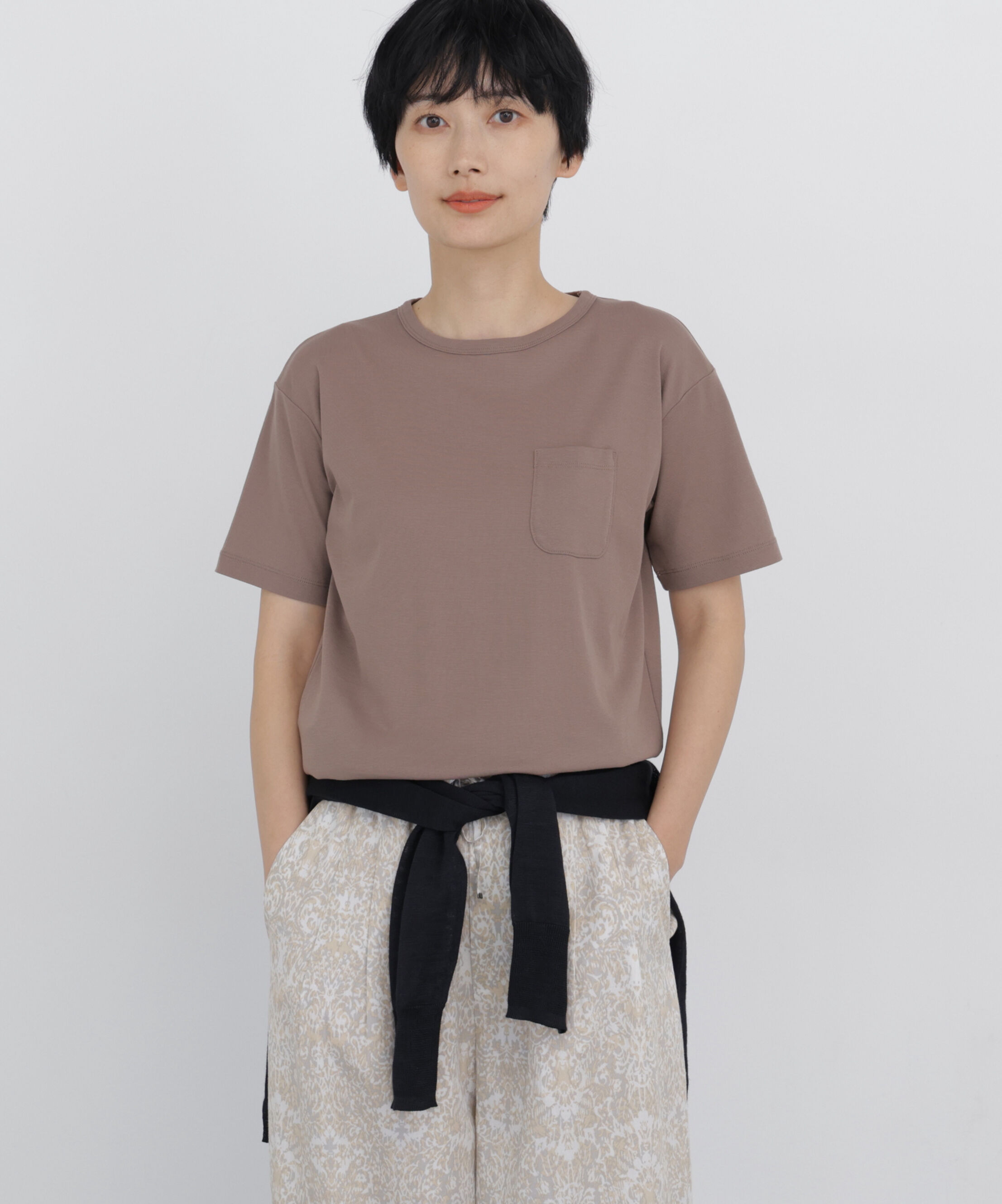  「◆《清涼素材 / 接触冷感 / 吸水速乾》 コンパクトポケットＴシャツ」|Tシャツ・カットソー|