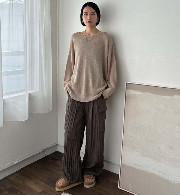 Doux archives「ワッシャーサテンパラシュートパンツ」|その他|