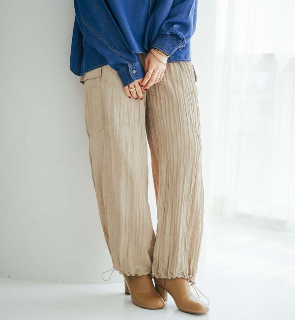Doux archives「ワッシャーサテンパラシュートパンツ」|その他|