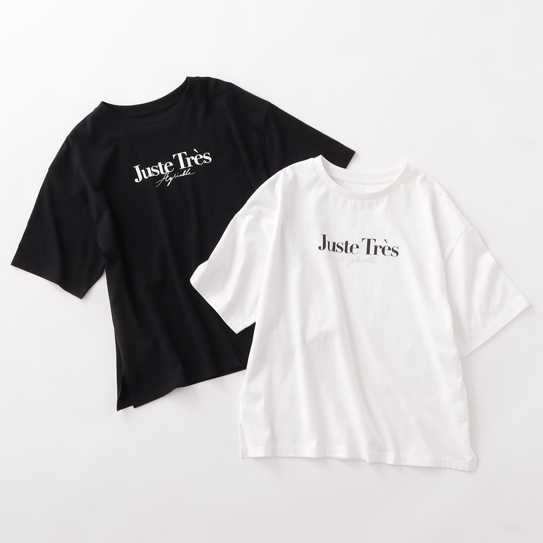 SHOO･LA･RUE「【綿100％/S-LL/プチプラ】選べる3柄 プリントアソートTシャツ」|Tシャツ・カットソー|