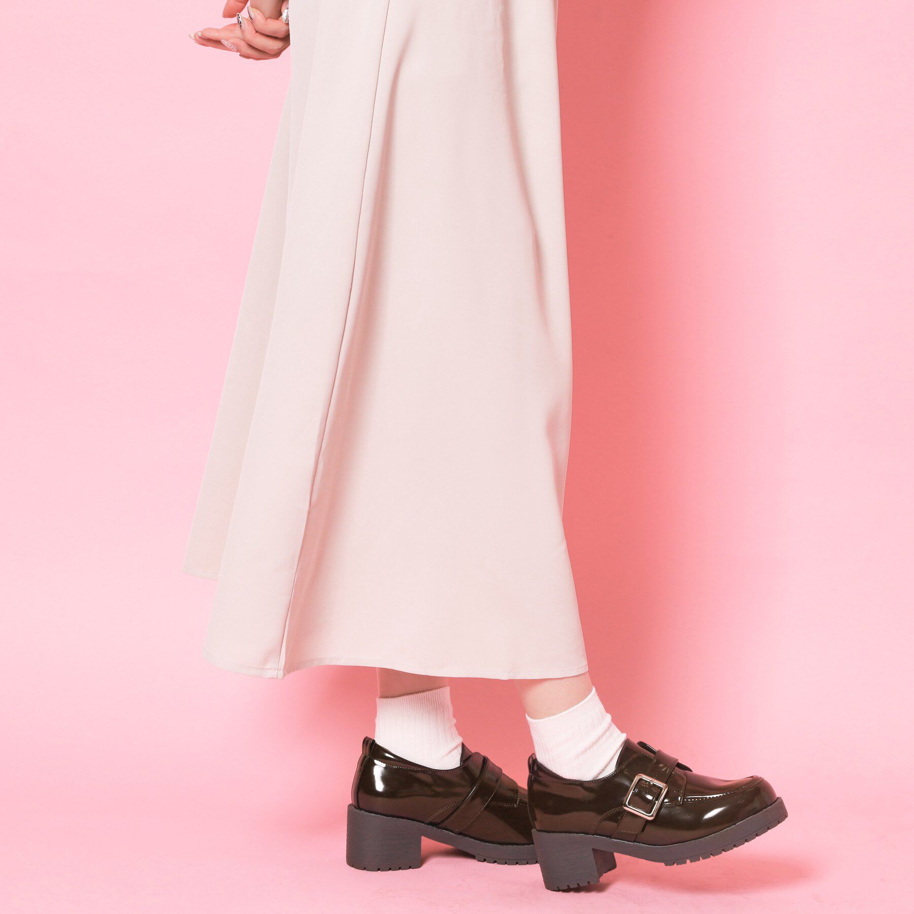 csT&P「ワンベルトバックルローファー」|パンプス|