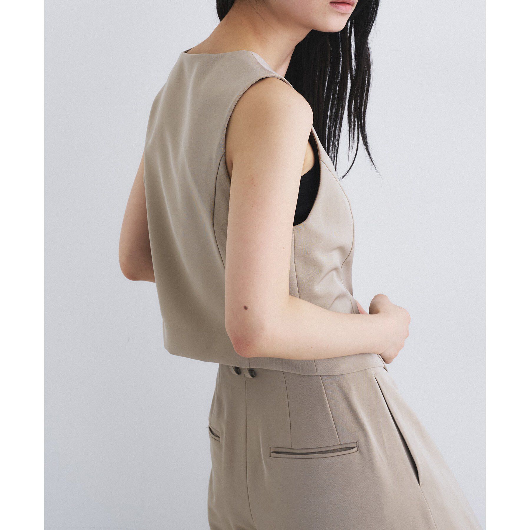 CODE A「front hook short vest」|ベスト・ジレ|