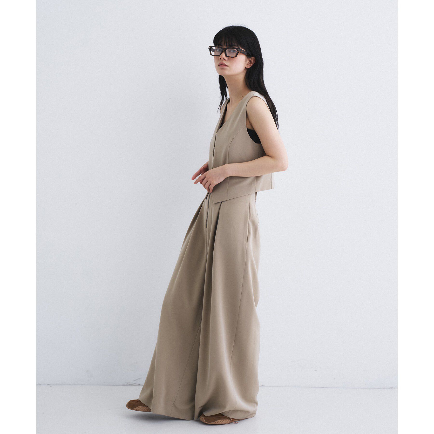 CODE A「front hook short vest」|ベスト・ジレ|
