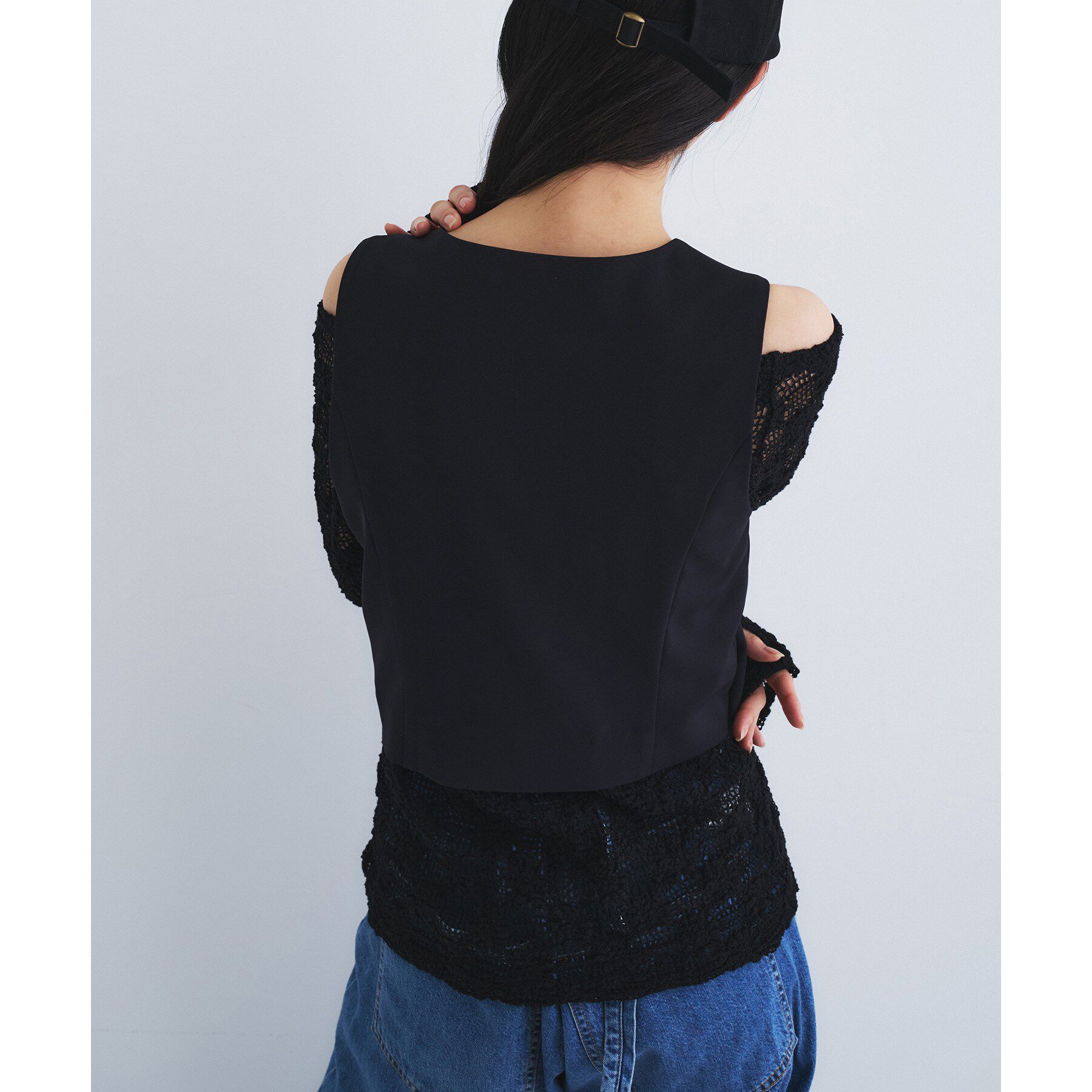 CODE A「front hook short vest」|ベスト・ジレ|