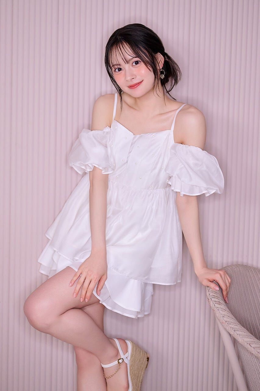 rienda「レイヤードパターンジャストウエストスコートショートパンツ」|その他|WHT